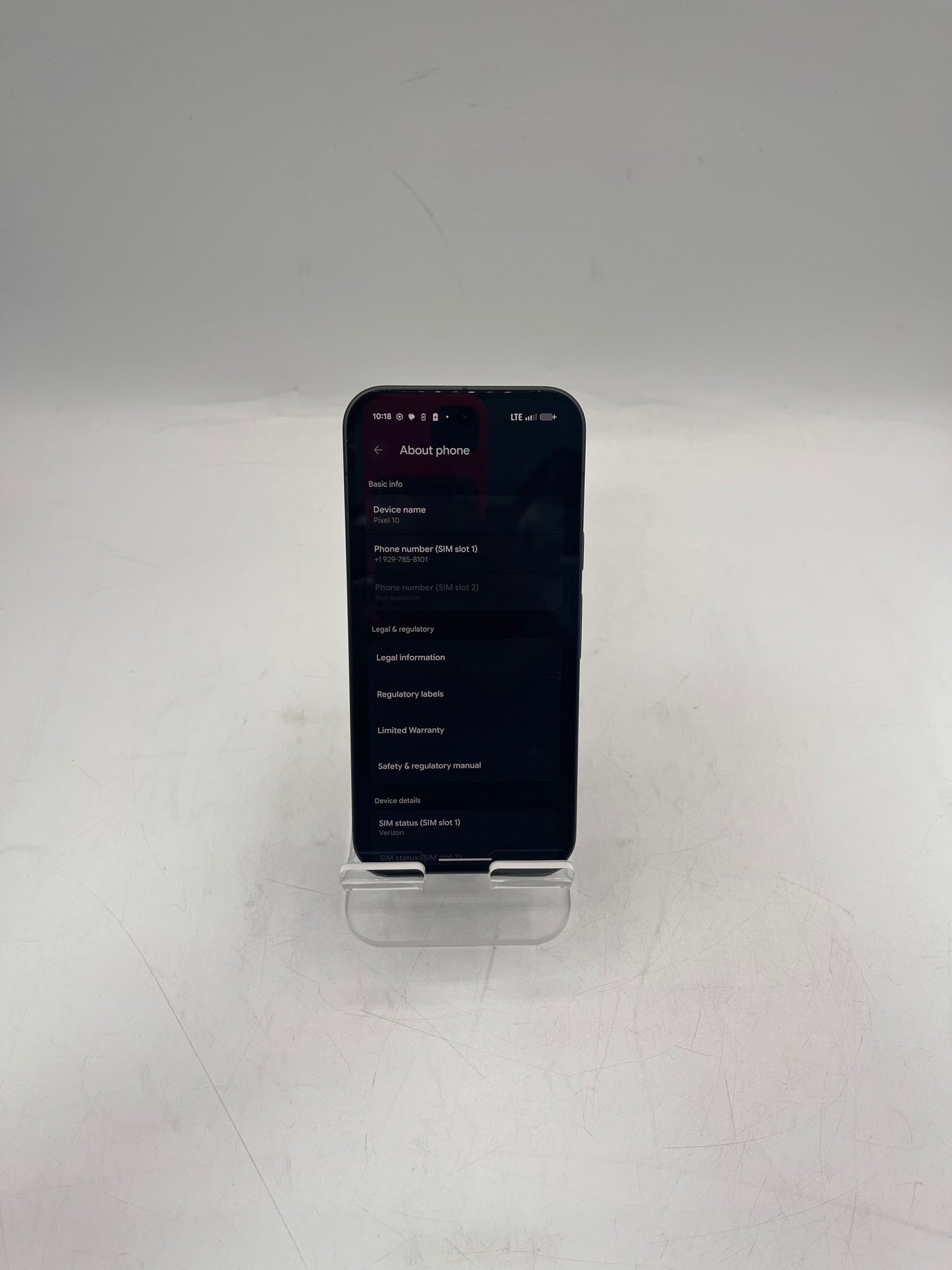 Verizon Google Pixel 10 6.3" Cell Phone 128GB - Obsidian Free Shipping READ!