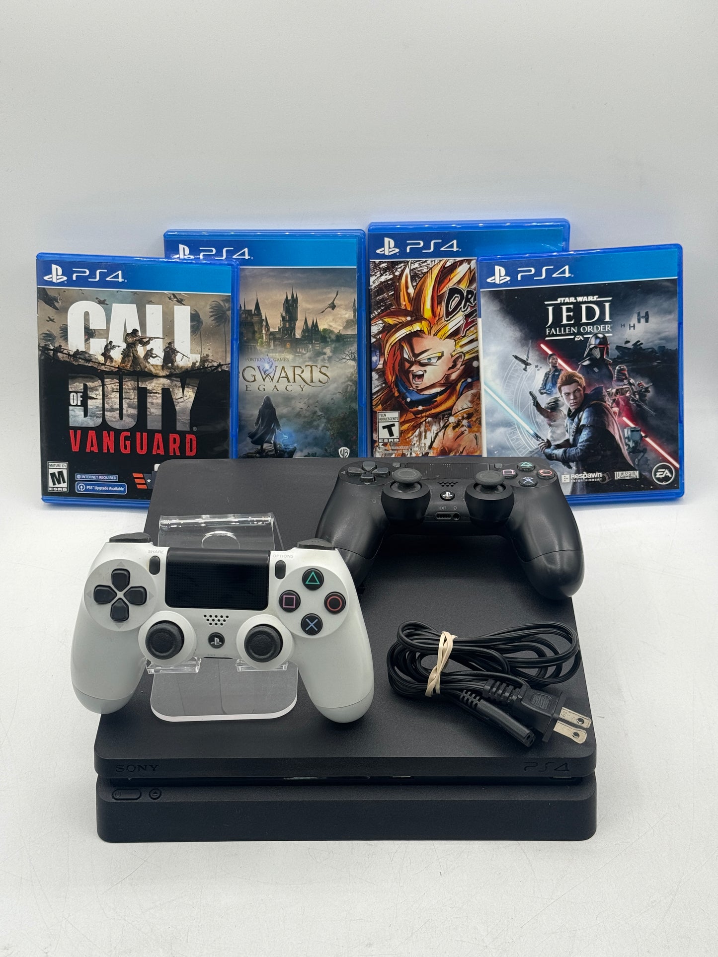 Sony PlayStation 4 Slim CUH-2215B 1TB Console w/ 2 Controllers and 4 Games Free Shipping
