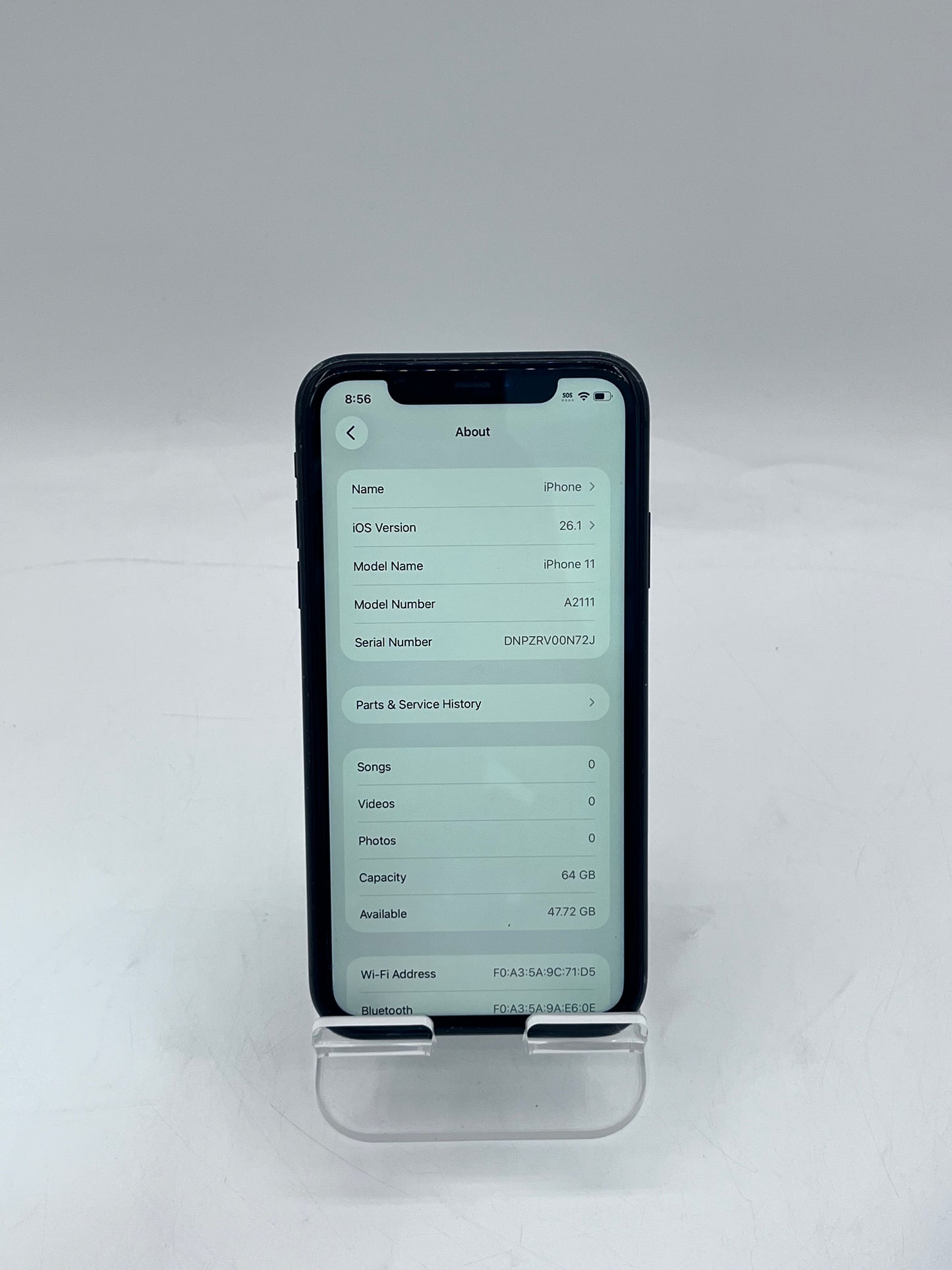 Apple iPhone 11 6.1" MWJE2LL/A A2111 64GB T-Mobile - Black