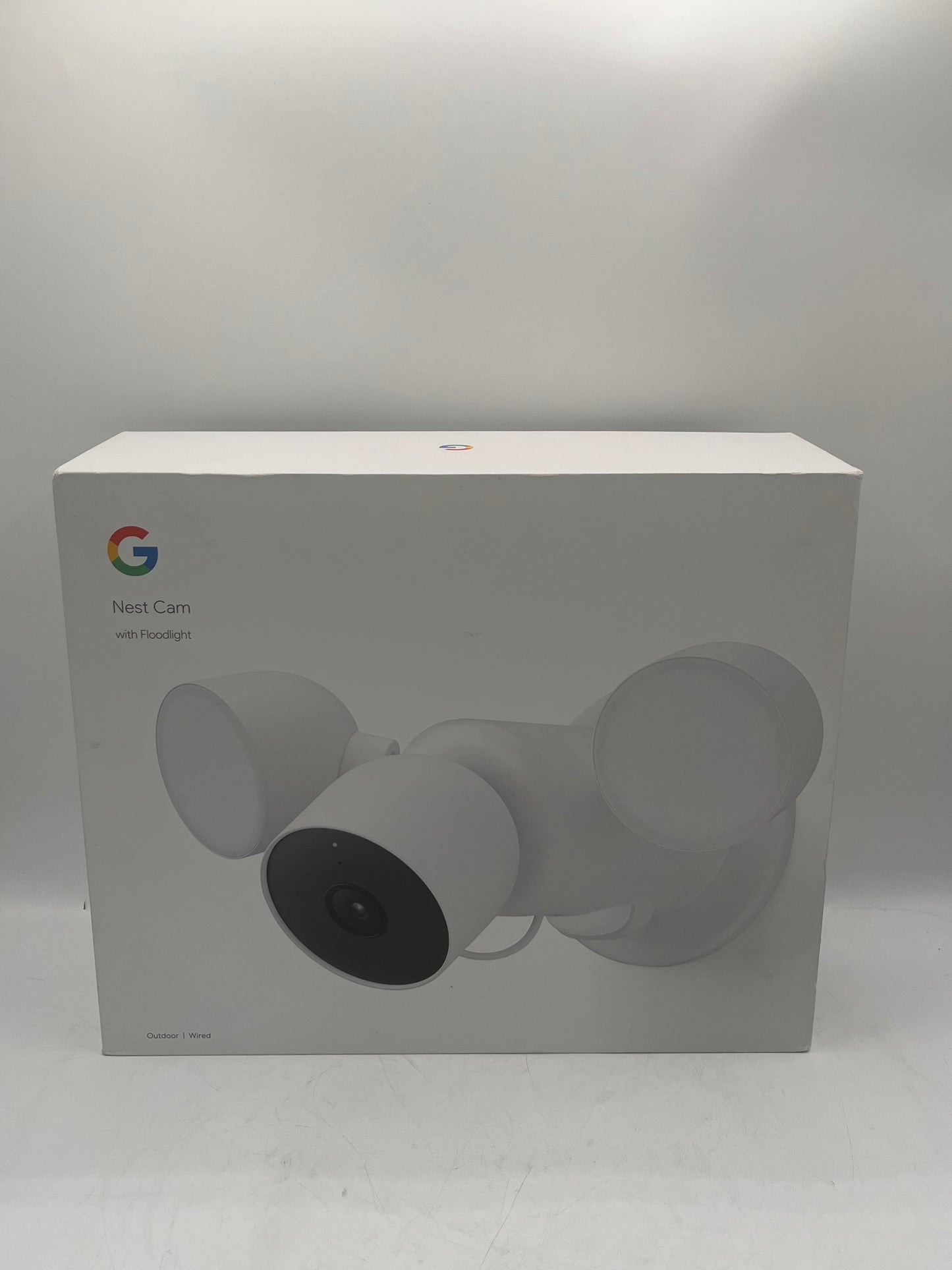 Google Nest Cam with Floodlight Outdoor Security Camera - White
