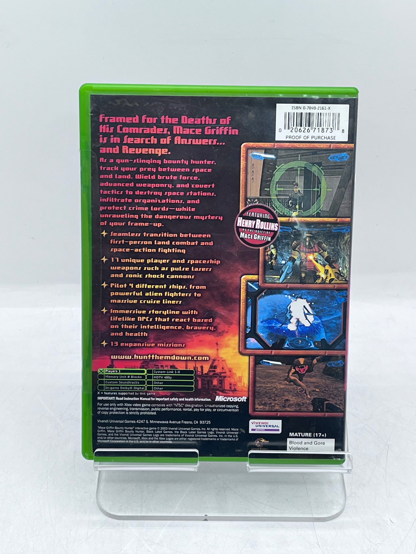 Mace Griffin Bounty Hunter - Xbox Video Game - Free Shipping!