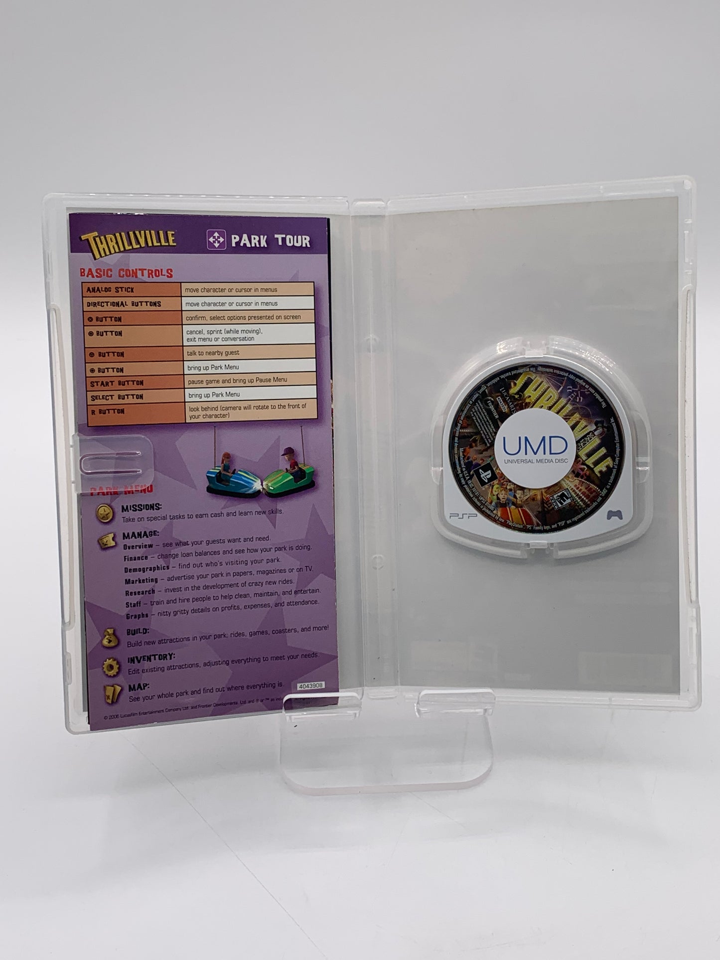 PSP Thrillville Video Game - Free shipping!