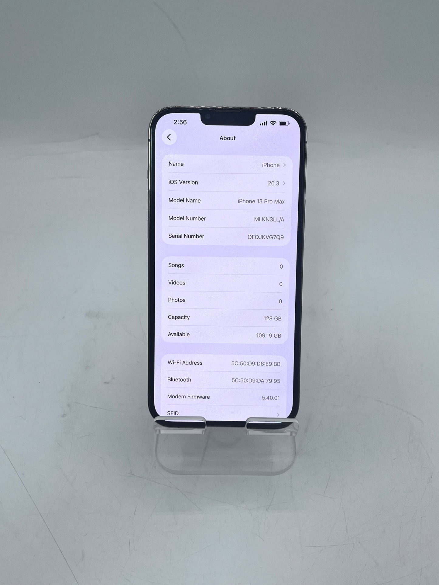 Unlocked Apple iPhone 13 Pro Max MLKN3LL/A A2484 128GB - Gold 84% Battery