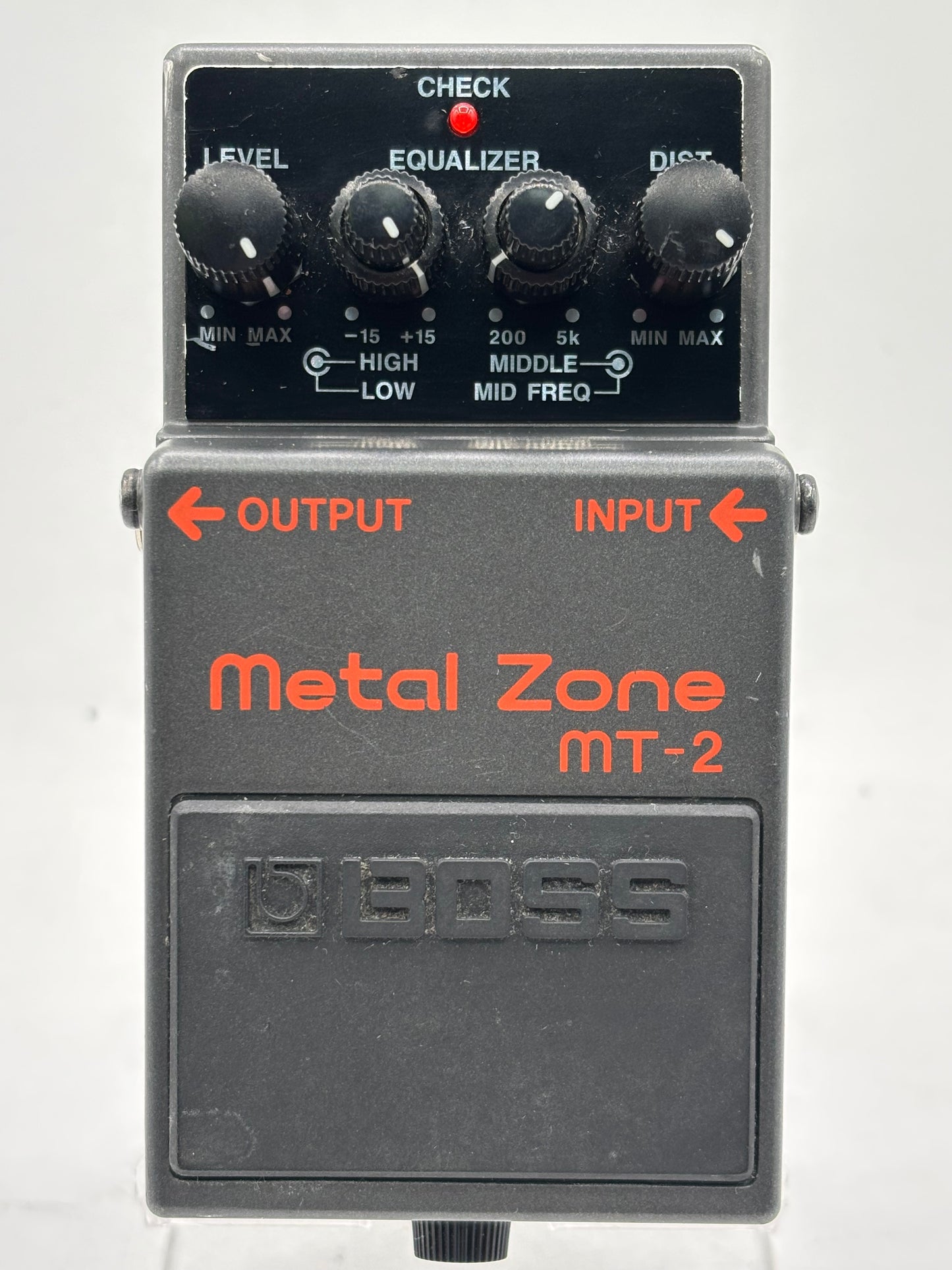 Boss Metal Zone MT-2 Analog Distortion Effects Pedal for Electric Guitar