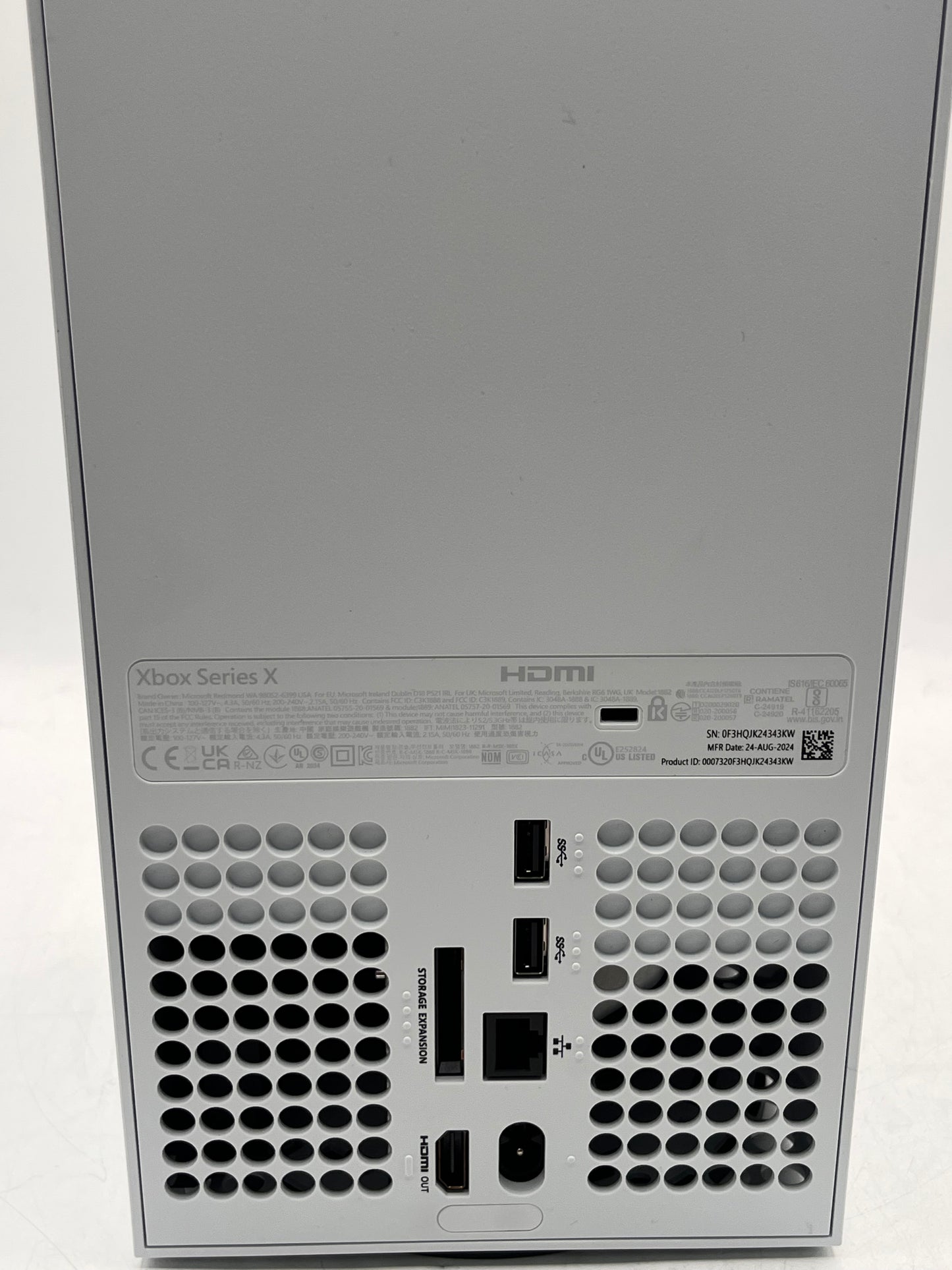 Microsoft Xbox Series X (1882) 2020 1TB Console White