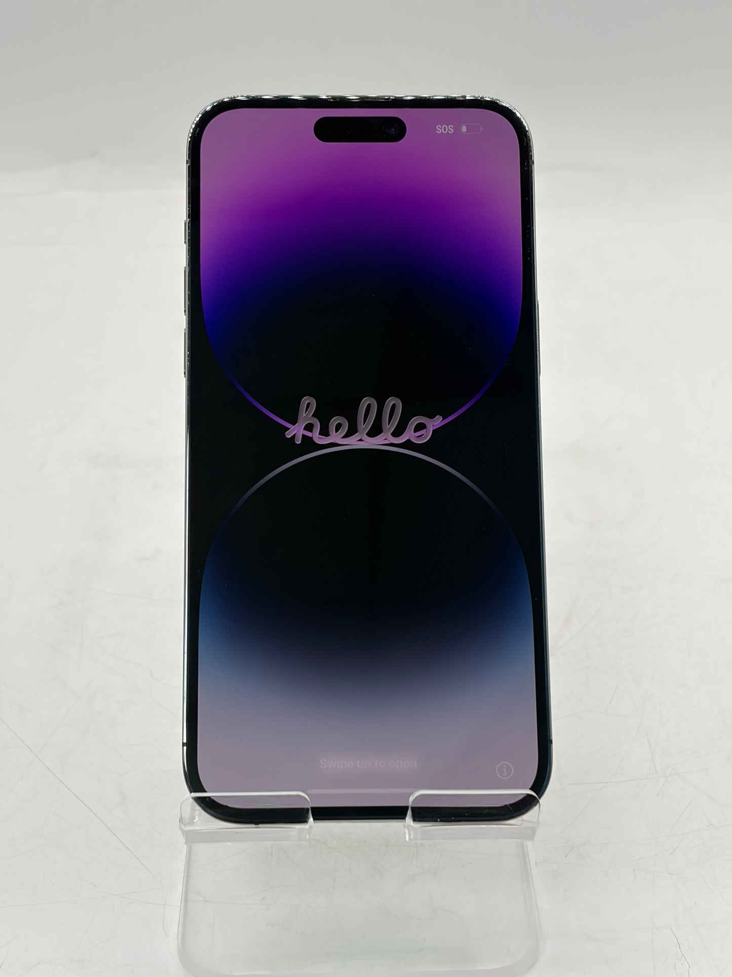Unlocked Apple iPhone 14 Pro Max 128GB A2651 MQ8R3LL/A 80% BH CRACKED BACK