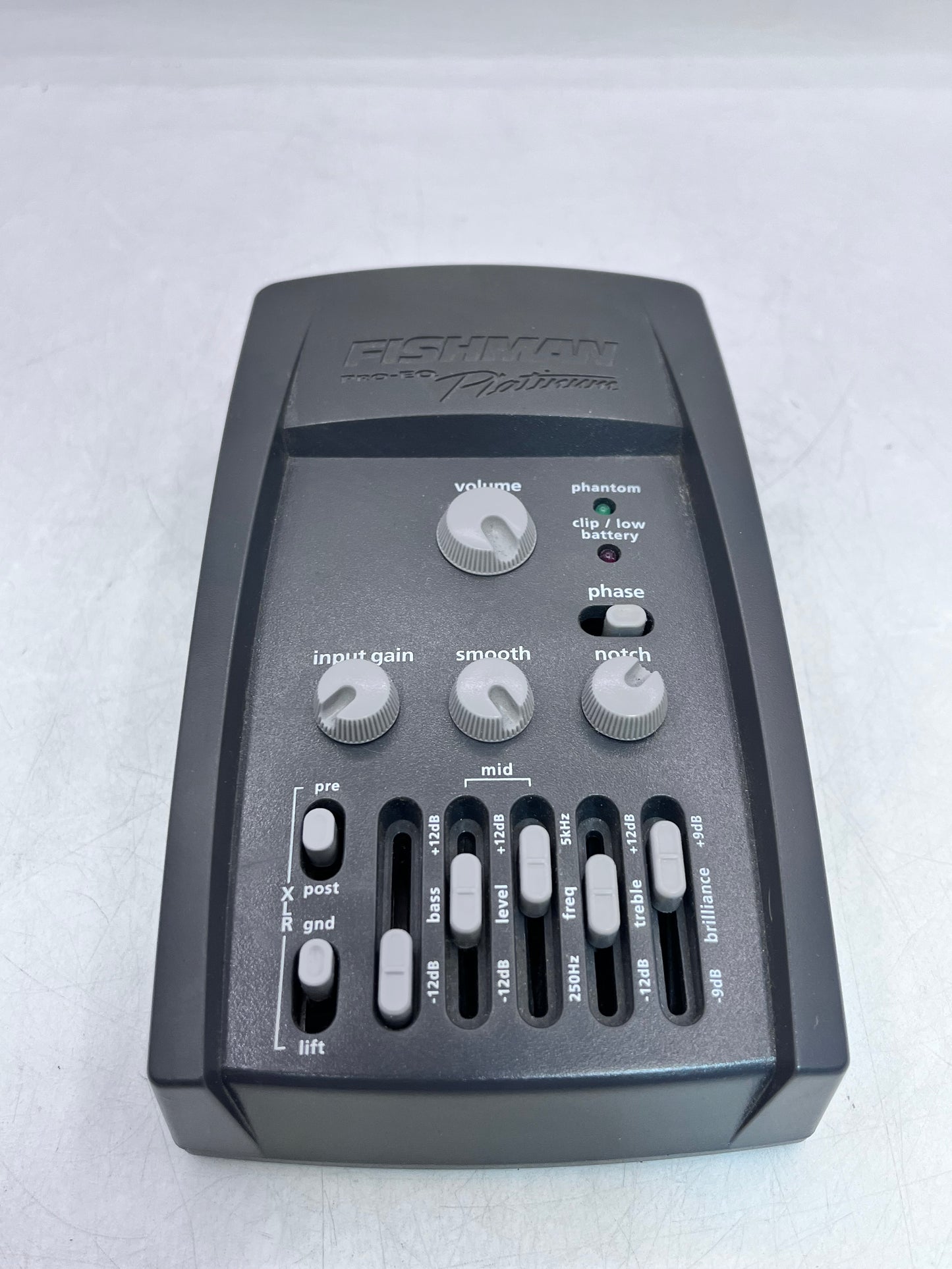 Fishman Pro EQ Platinum Equalizer for Acoustic Guitar - Black