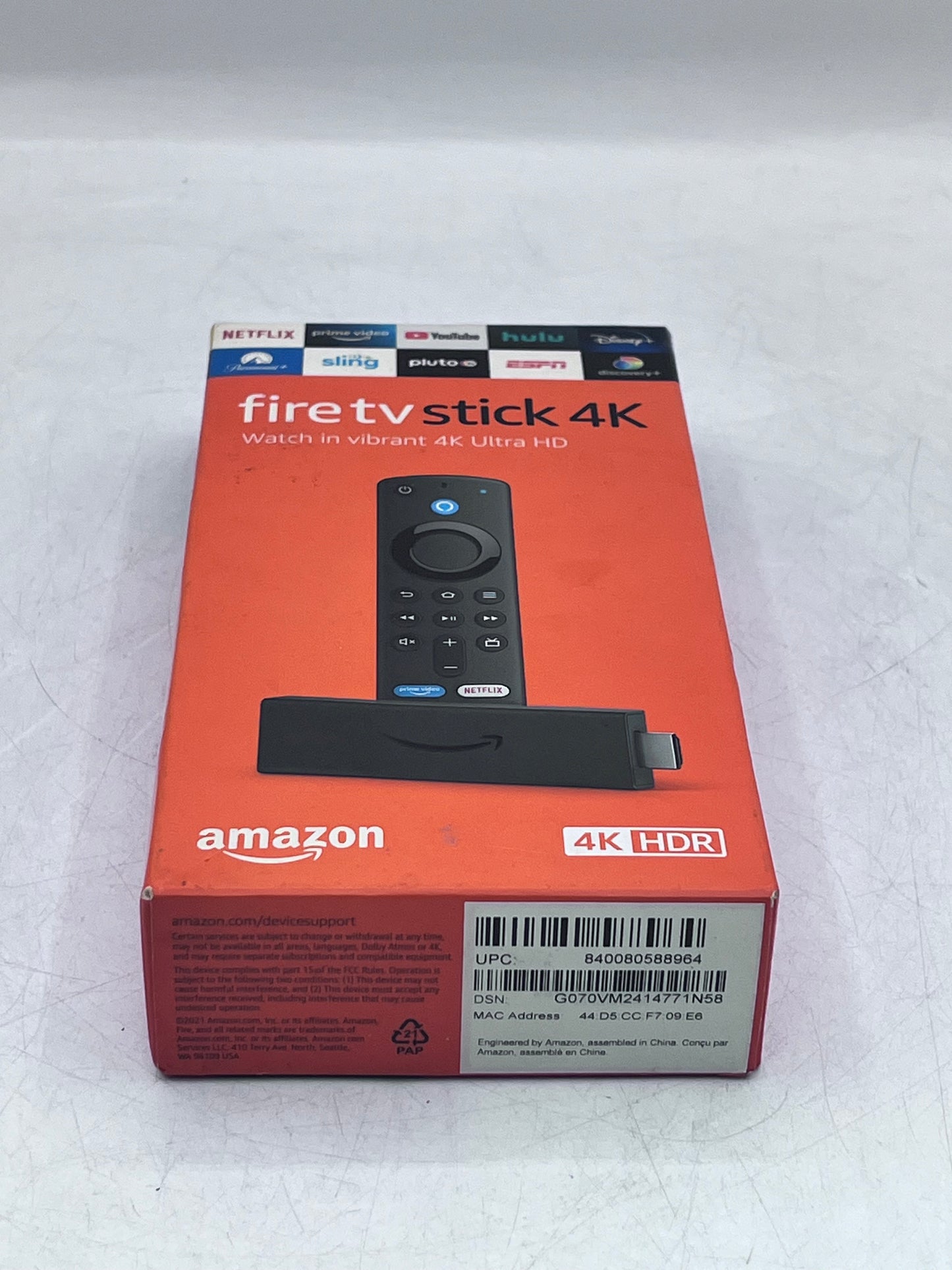 Amazon Fire TV Stick 4K Streaming Device with Alexa Remote - Black