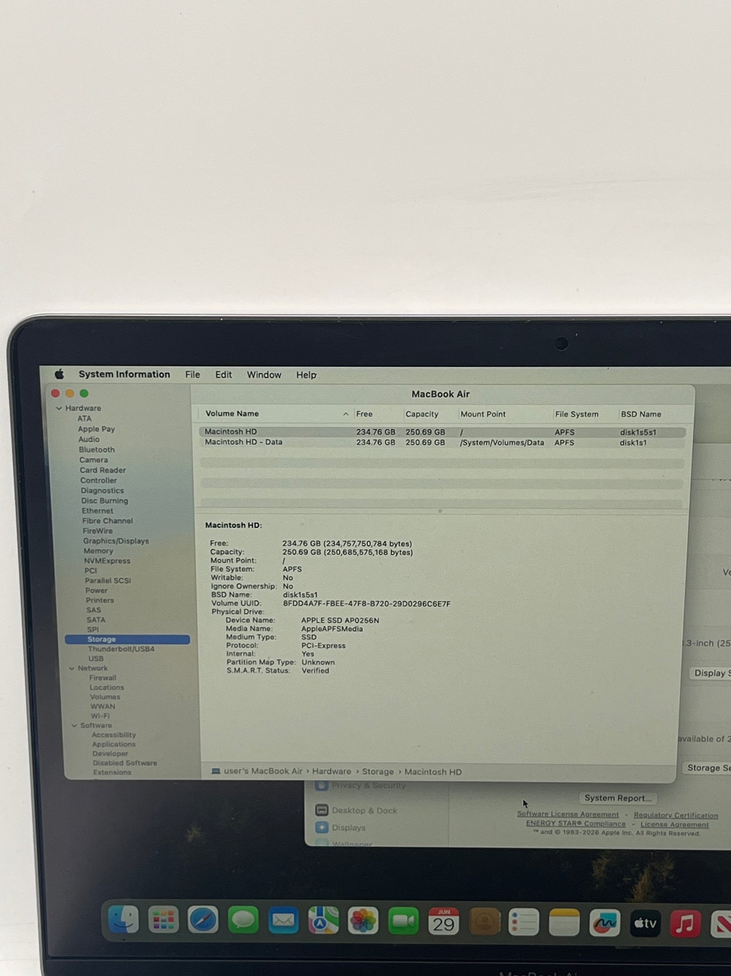 Apple MacBook Air 13" A1932 2019 Core i5 8GB 256GB Space Gray