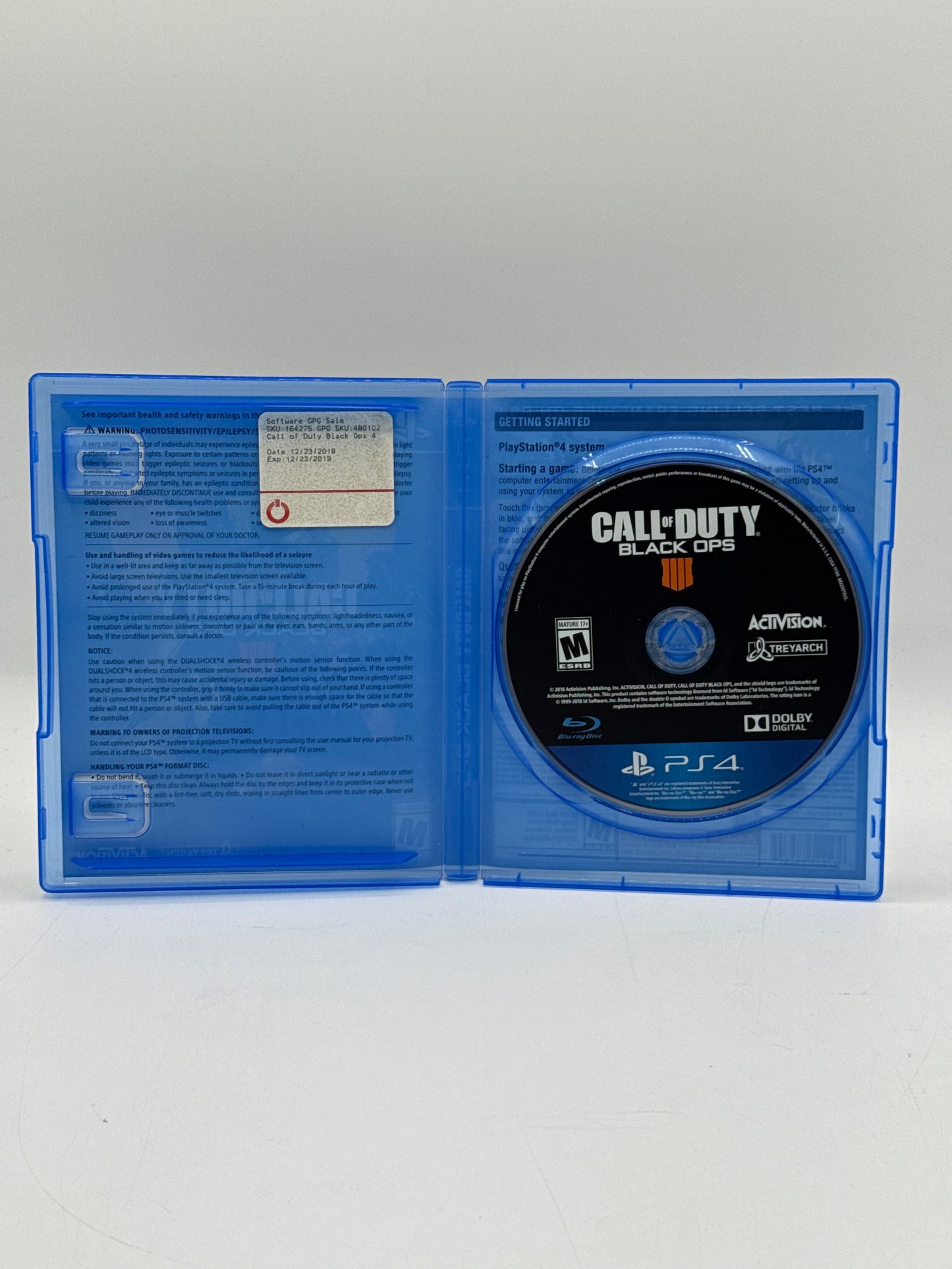 Call of Duty Black Ops 4 IIII ( PS 4, 2018) Free Shipping