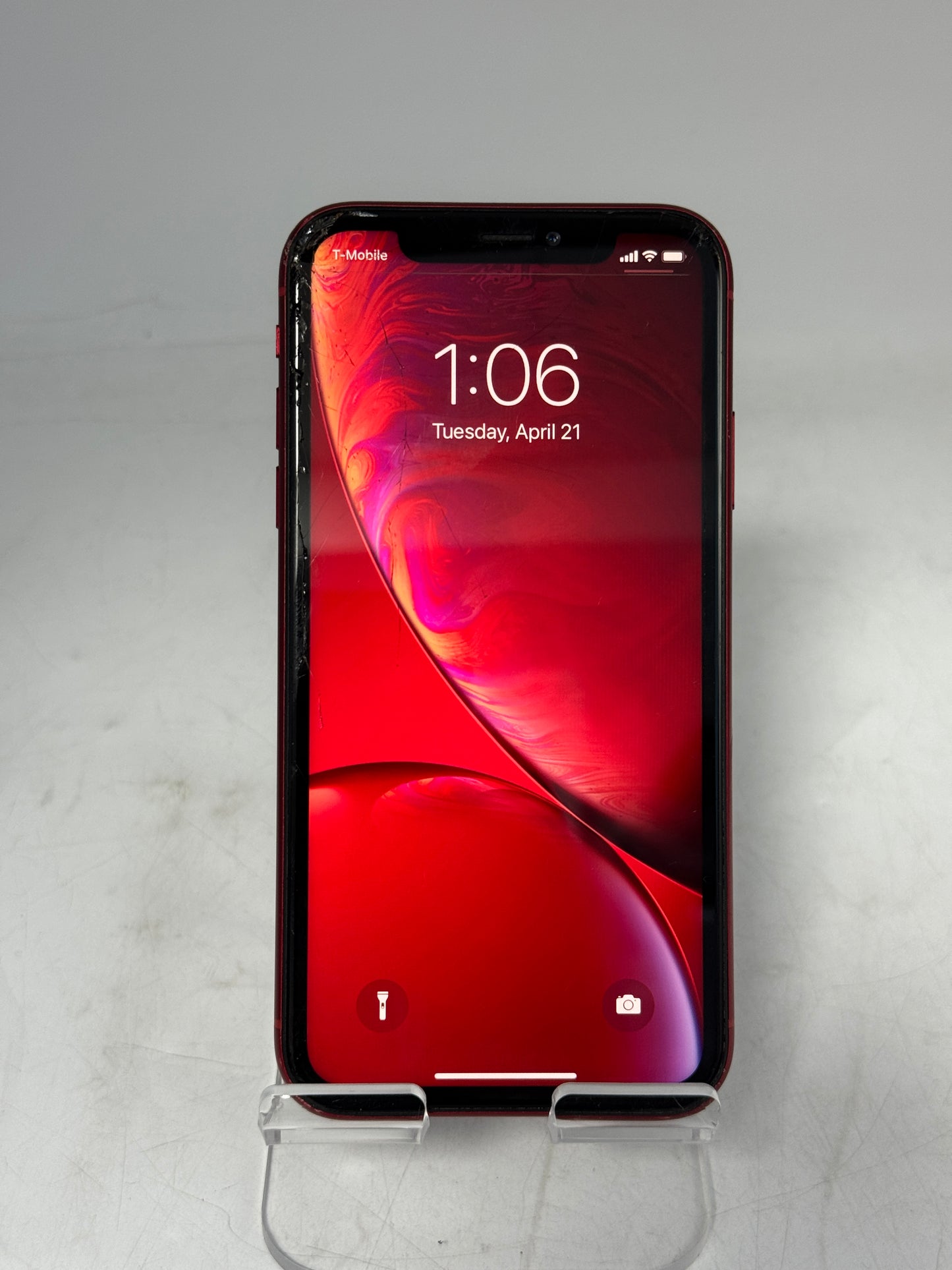 Unlocked Apple iPhone XR 64GB A1984 MT2G2LL/A Red 88% Battery Health