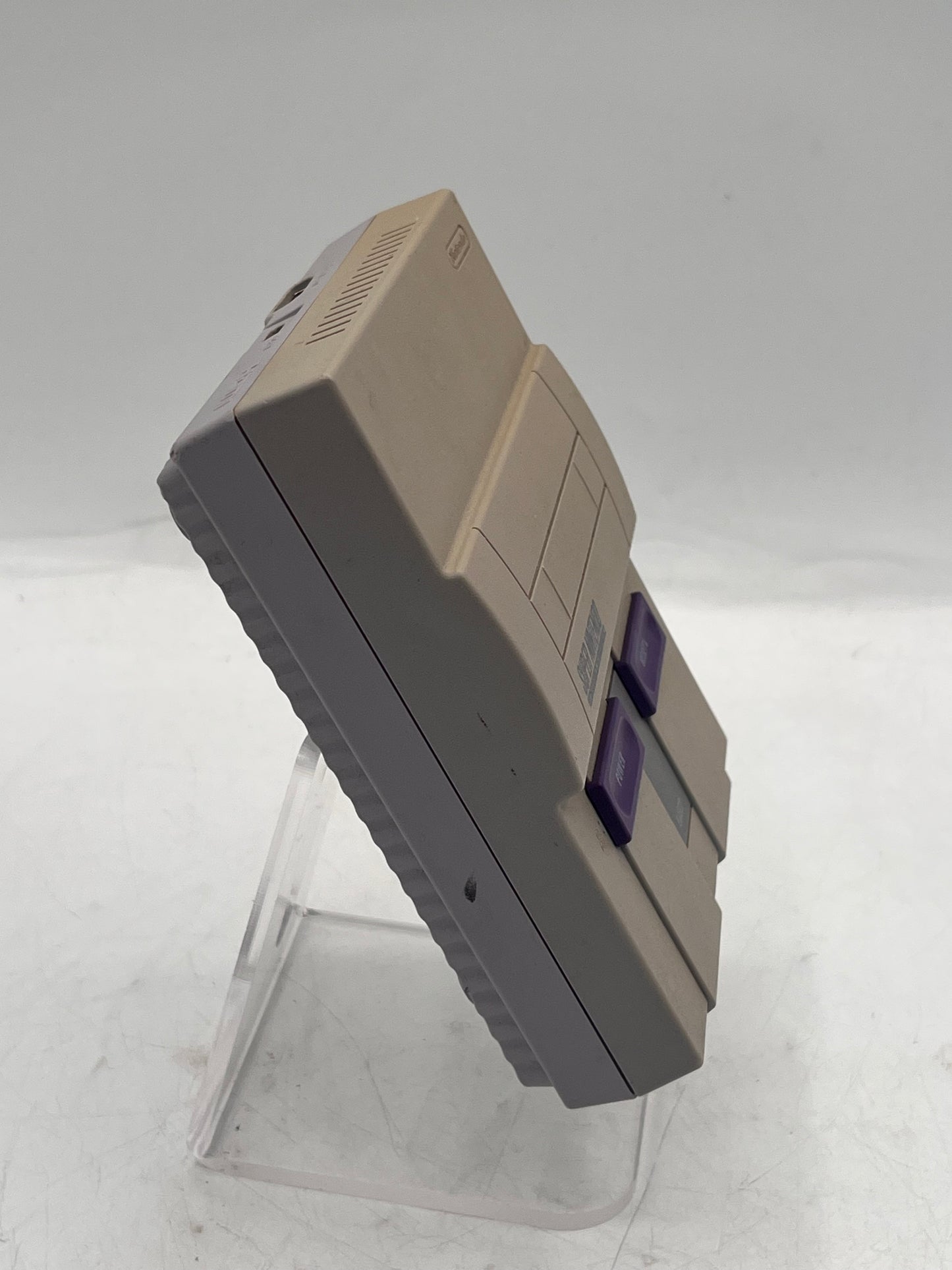 Nintendo Super NES Control Deck CLV-201 Video Game System Silver