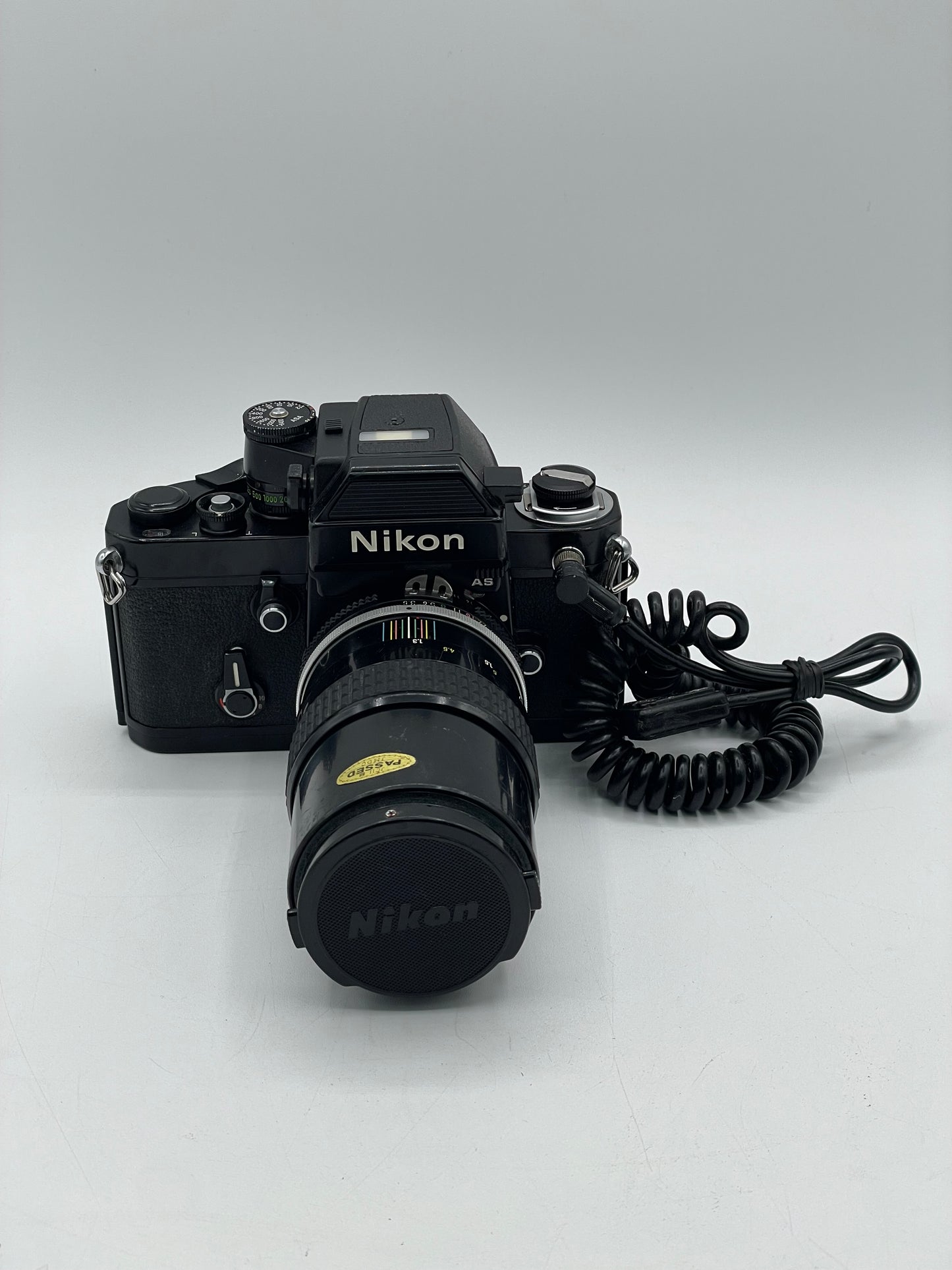 Nikon F2AS 35mm Film SLR Camera with Nikkor-Q Auto 135mm f/3.5 lens
