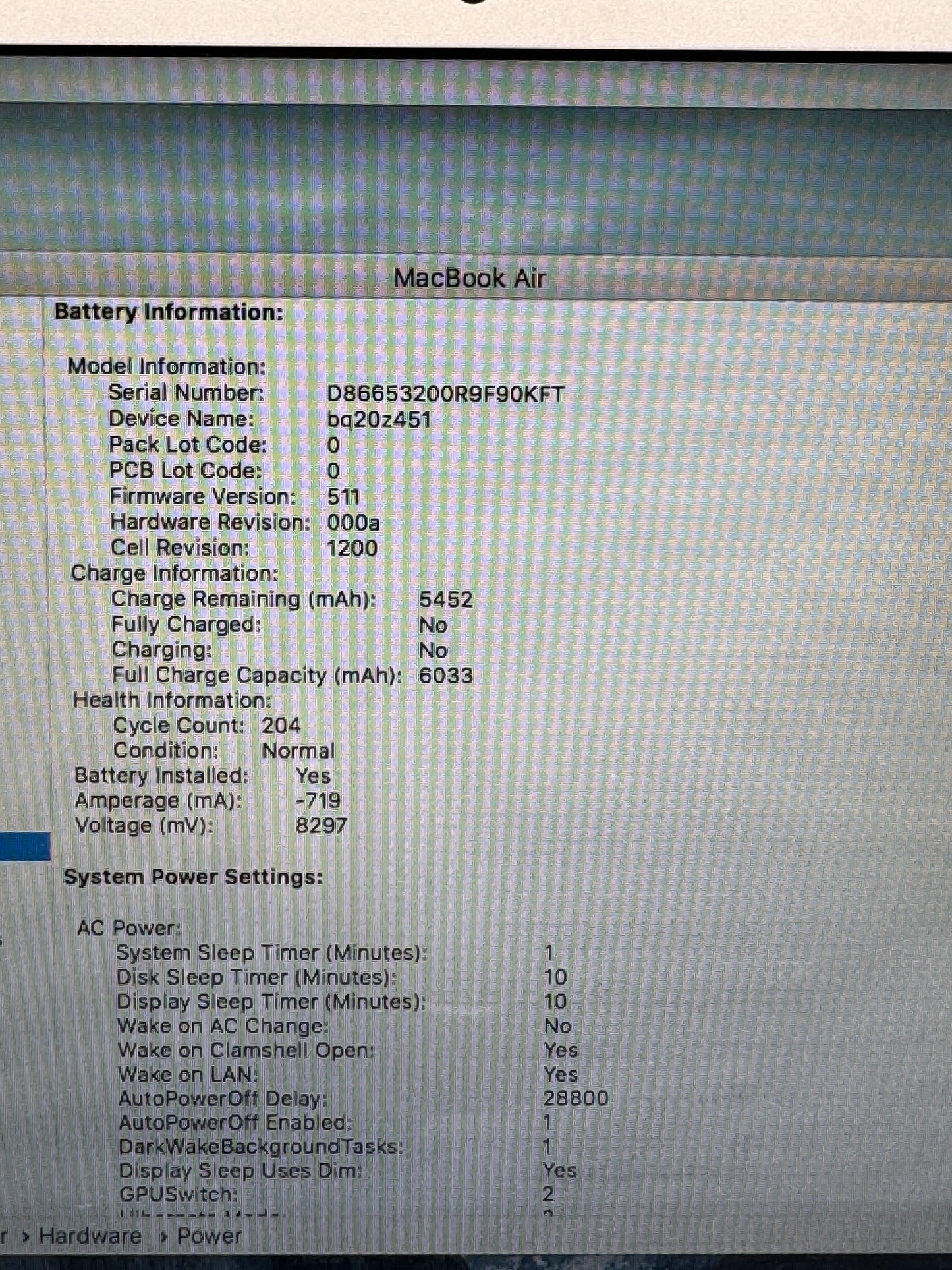 2015 Apple MacBook Air 13" i5 8GB RAM 128GB SSD A1466 MMGF2LL/A Silver Free Shipping
