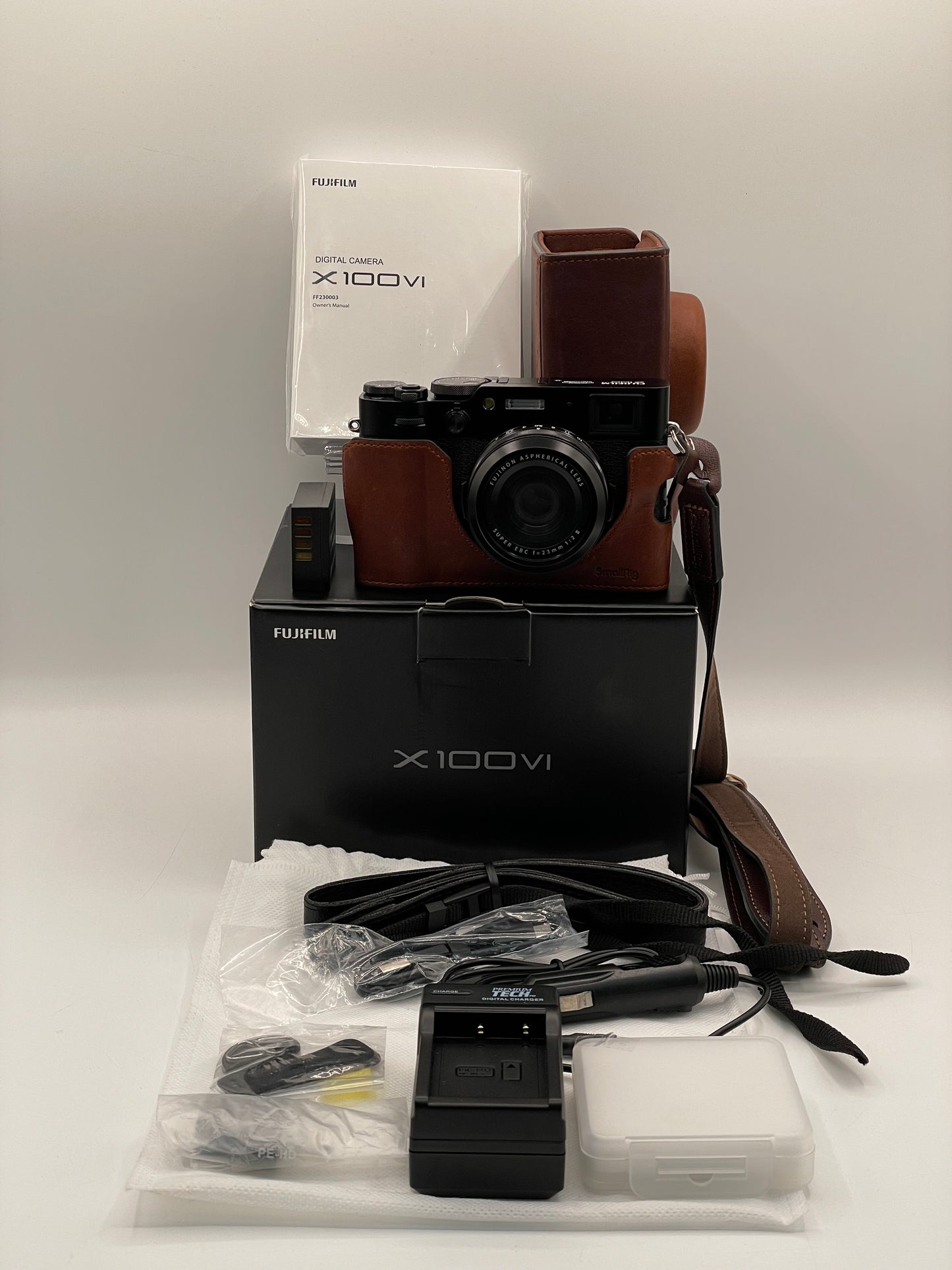 Fujifilm X100VI 40.2 Megapixel Digital Camera Black Open Box with Extras!
