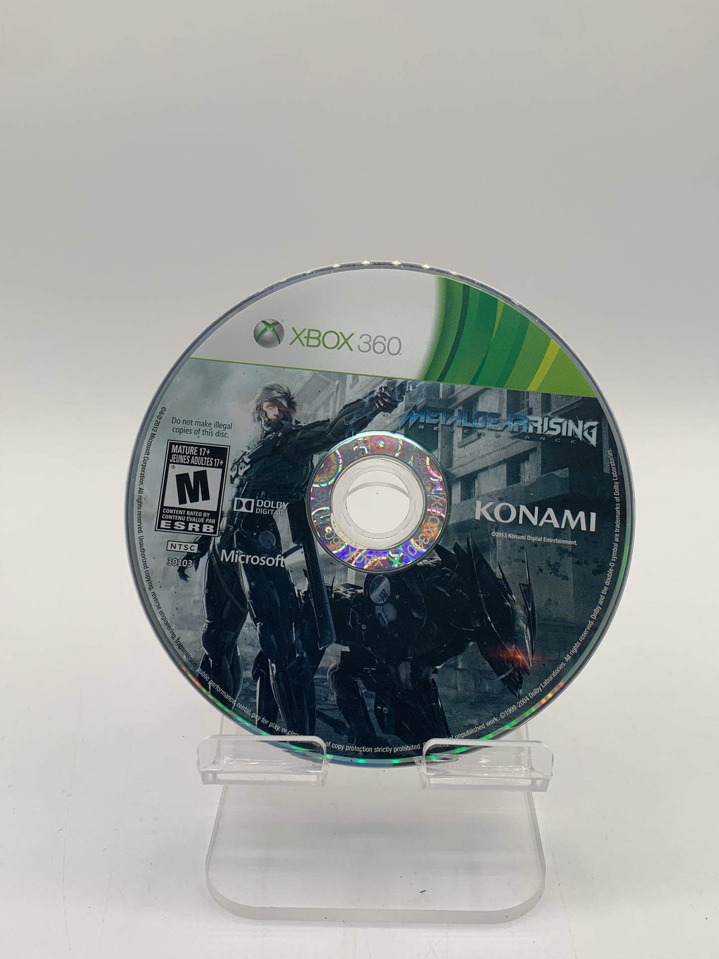 Xbox 360 Metal Gear Rising: Revengeance Game - Free Shipping!