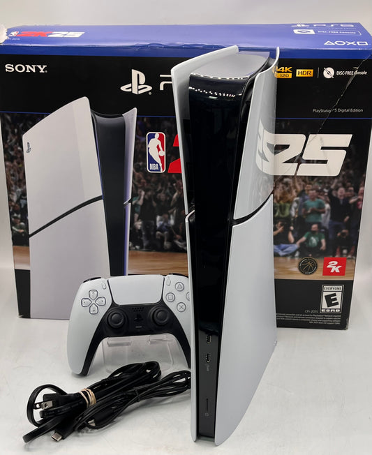 Sony PlayStation 5 Slim Digital CFI-2015 1TB w/ Controller Excellent Condition Free Shipping