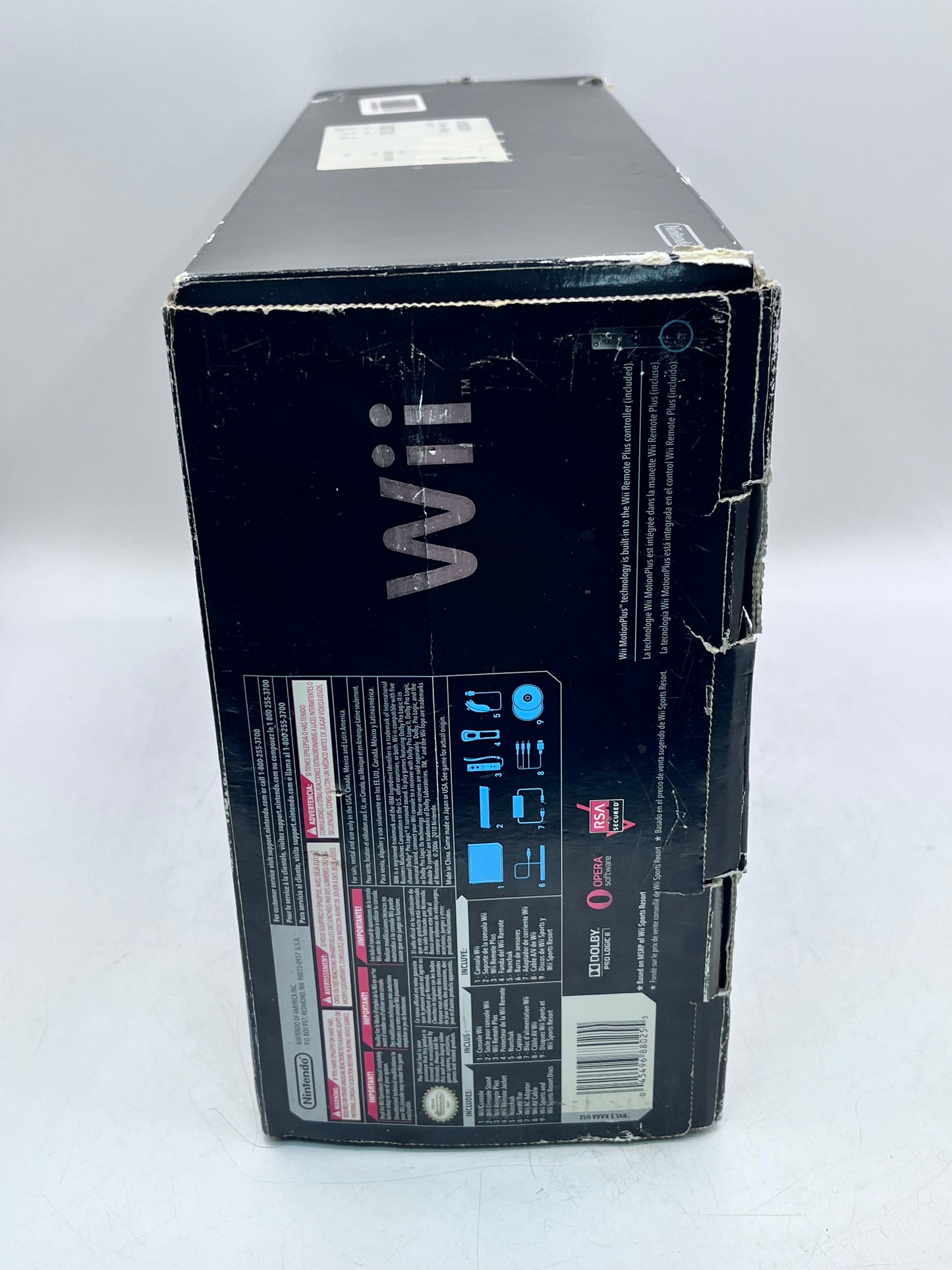 Nintendo Wii RVL-001 Video Game System - Used with Box, Black