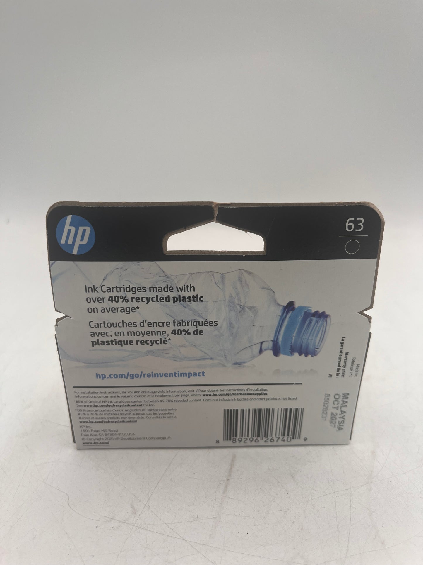 HP 63 Ink Cartridge F6U62AN Black