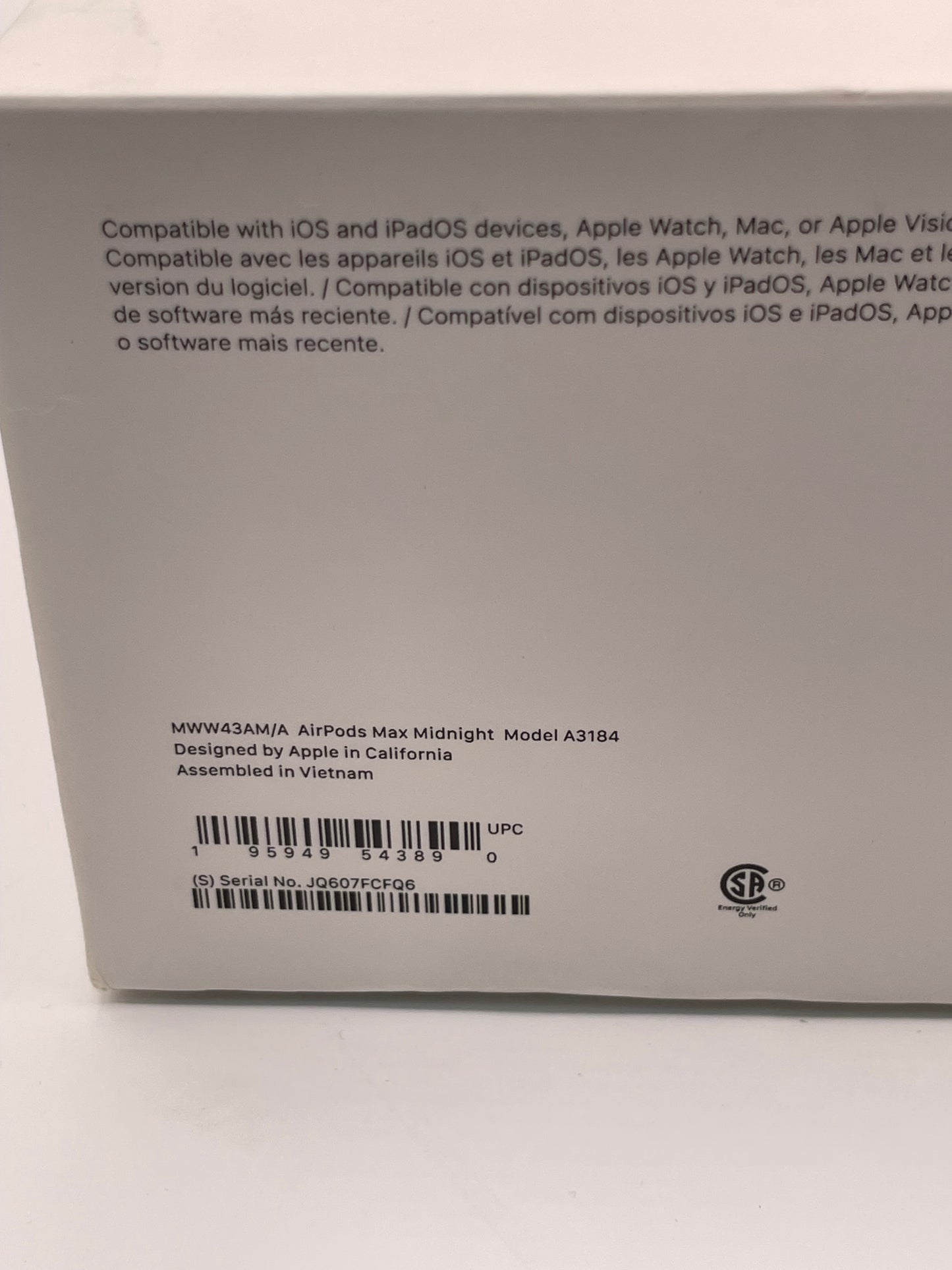 Apple AirPods Max 2024 A3184 USB-C with Smart Case - Near Mint Condition