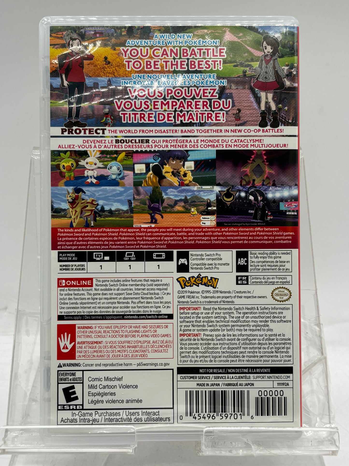 Pokémon Sword & Pokémon Shield Double Pack, Nintendo Switch (FREE SHIPPING)