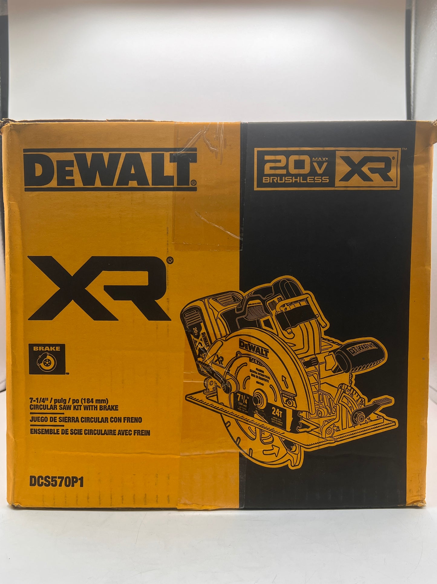 DeWALT DCS570P1 20V 7-1/4-Inch Cordless Lithium-Ion Circular Saw Kit
