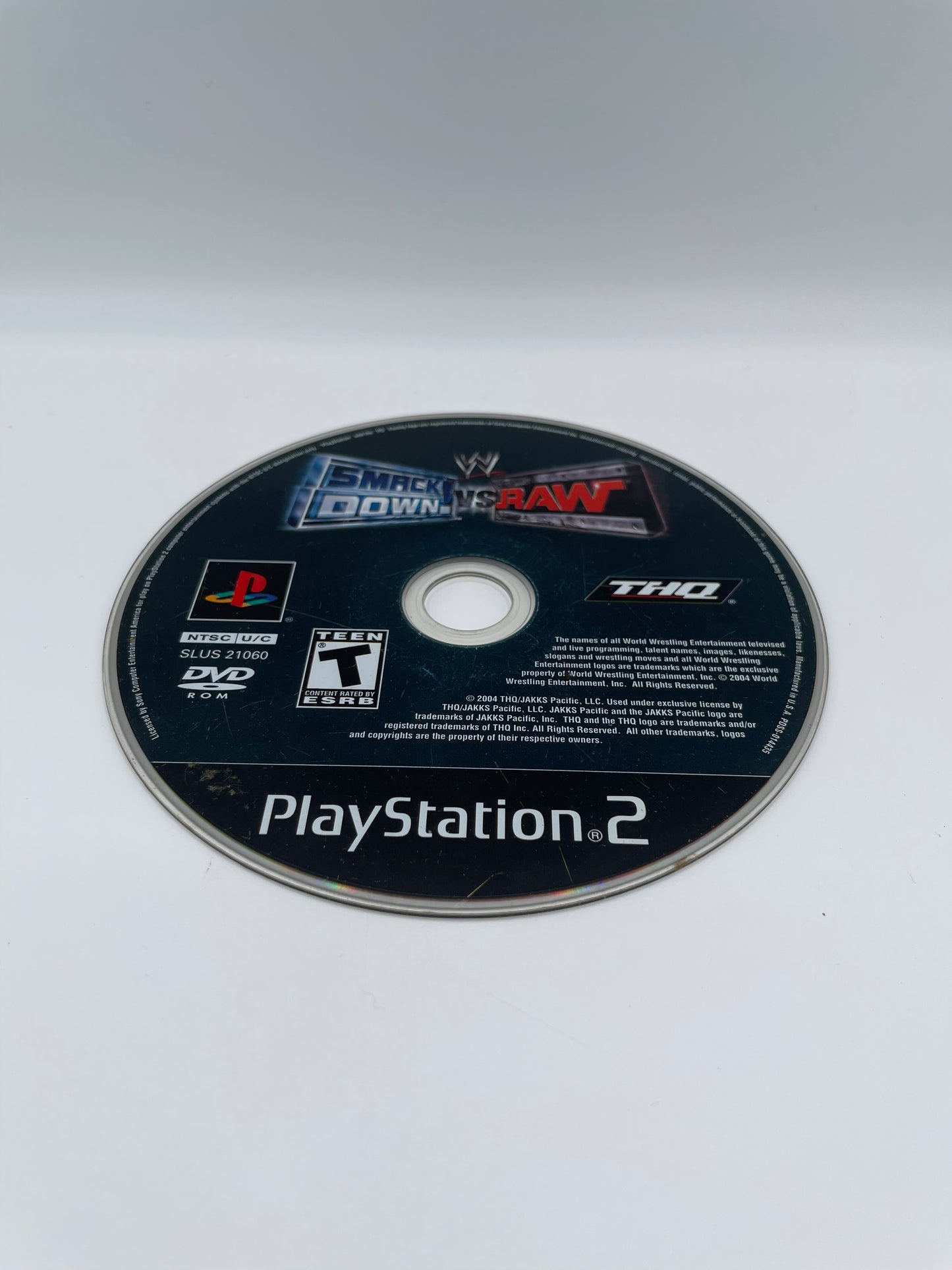 PlayStation 2 WWE Smackdown vs. Raw Video Game - Used with Box