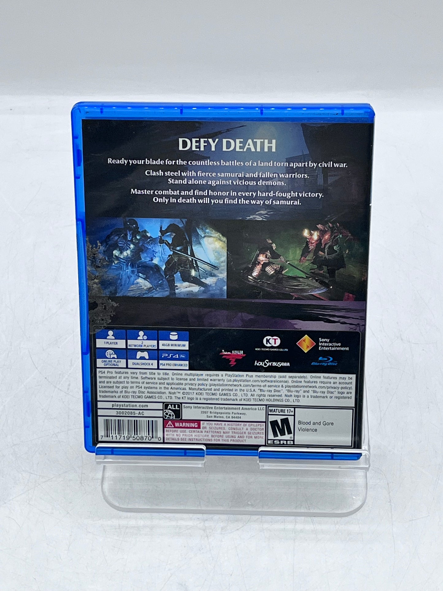 PlayStation 4 Nioh Video Game - Used with Box