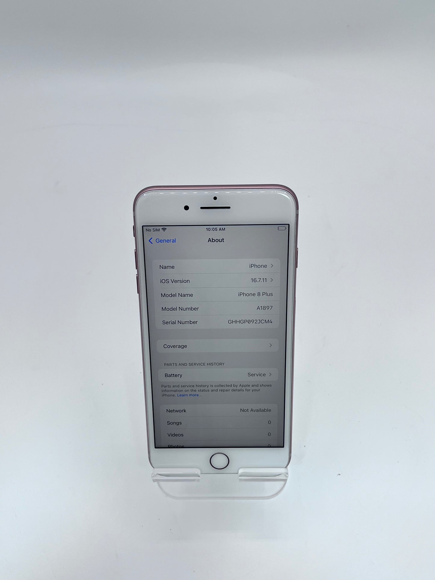 Unlocked Apple iPhone 8 Plus 64GB 3GB A1897 NQ8V2LL/A -  Rose Gold