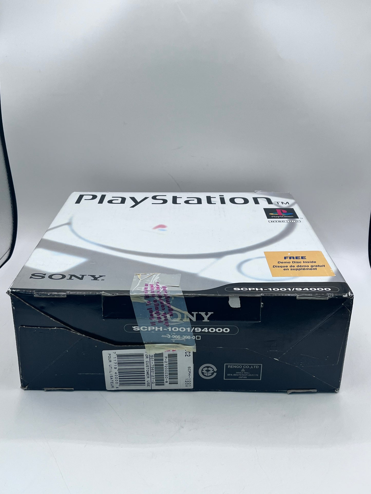 Sony PlayStation 1 (SCPH-1001) Video Game System - Silver
