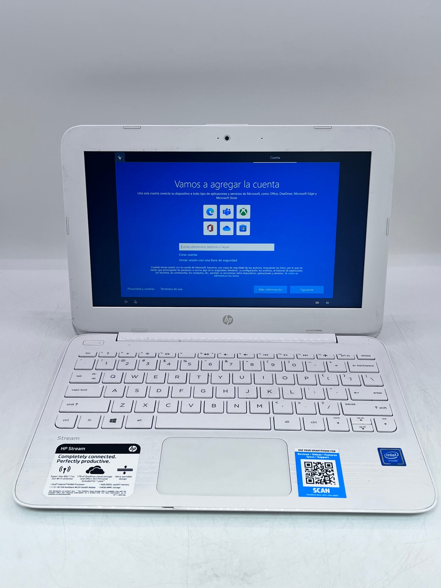 HP Stream 11-ak0012dx 11.6 inch (64GB, Intel Celeron N, 1.10GHz, 4GB)