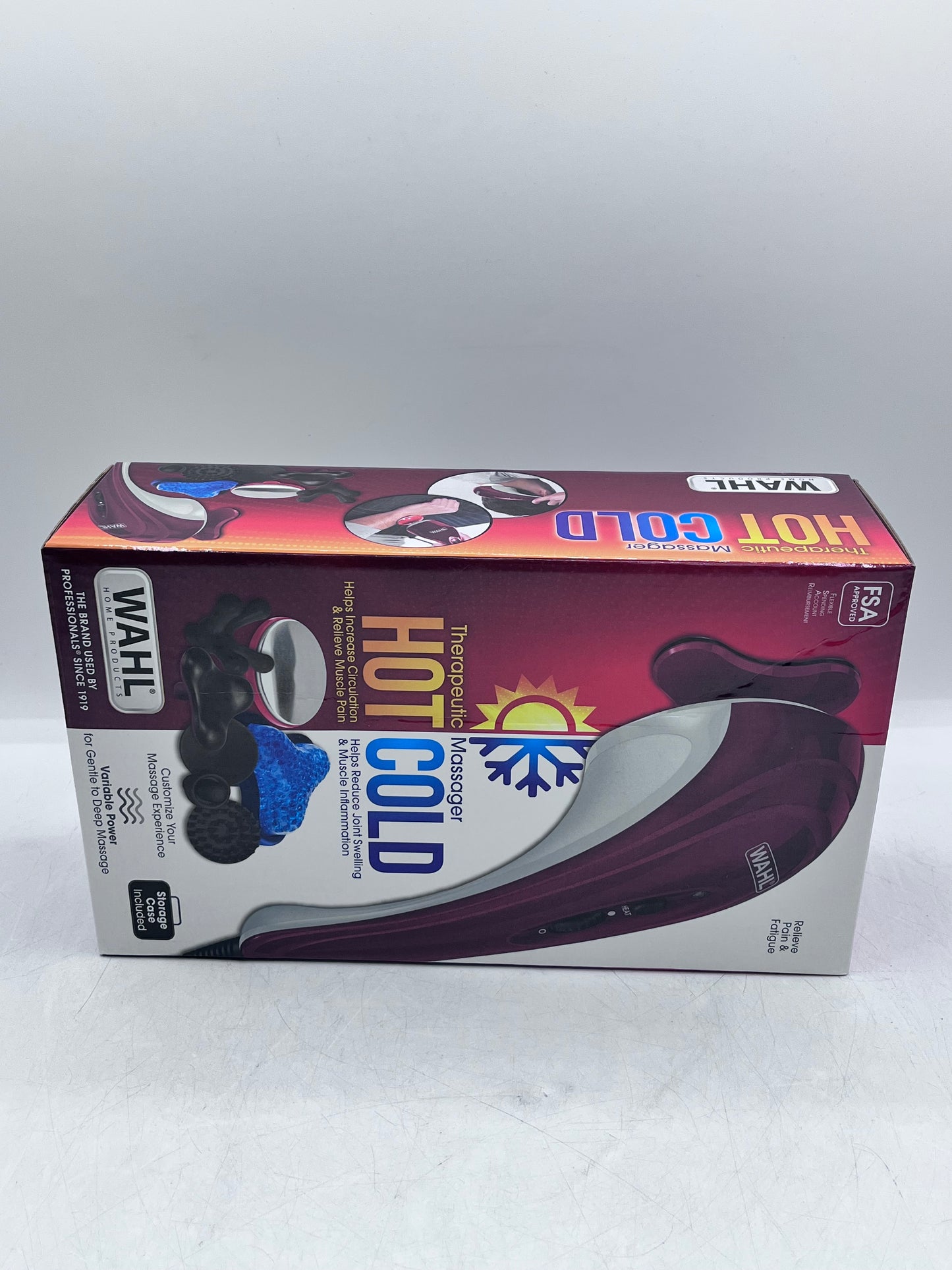 WAHL Therapeutic Massager HOT COLD - Red