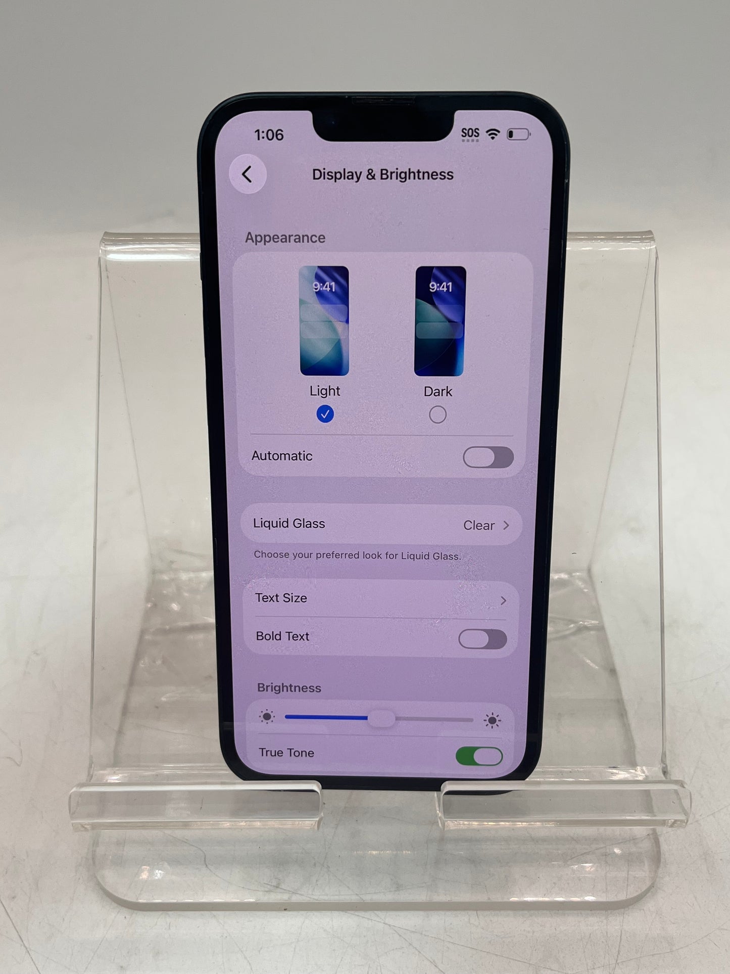 Apple iPhone 13 MLA23LL/A A2482 128GB Smart Phone  - Black 100% BATT