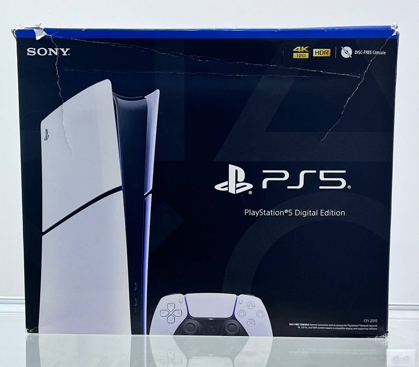 Sony PlayStation 5 Slim Digital Edition 1TB White Console Gaming System CFI-2015