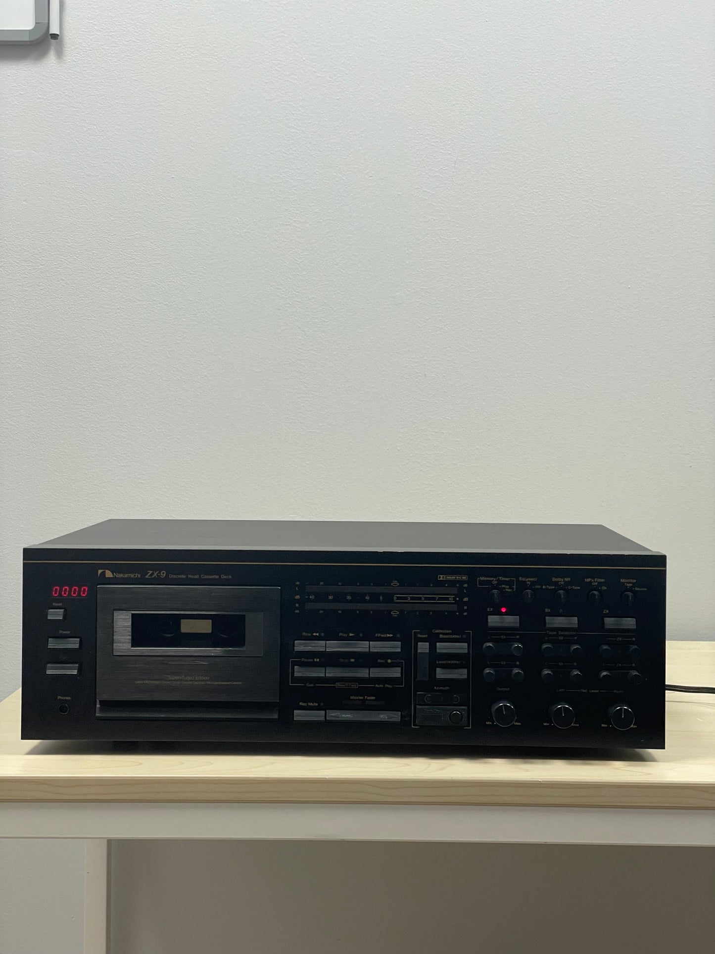 Nakamichi ZX-9 3-Head Discrete Cassette Deck - TESTED & WORKING - VINTAGE Free Shipping