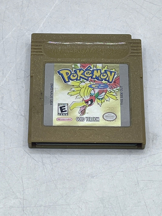 Pokémon Gold Version Nintendo Game Boy Color 2000 Cartridge Authentic Working