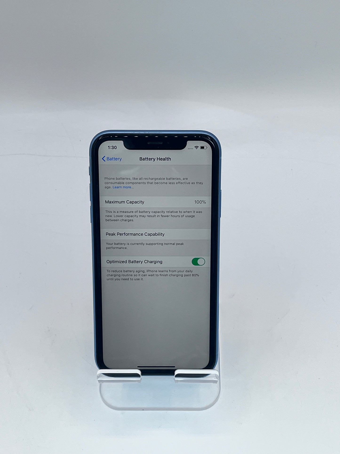 Unlocked Apple iPhone XR 6.1" A1984 MT4F2LL/A 64GB - Blue