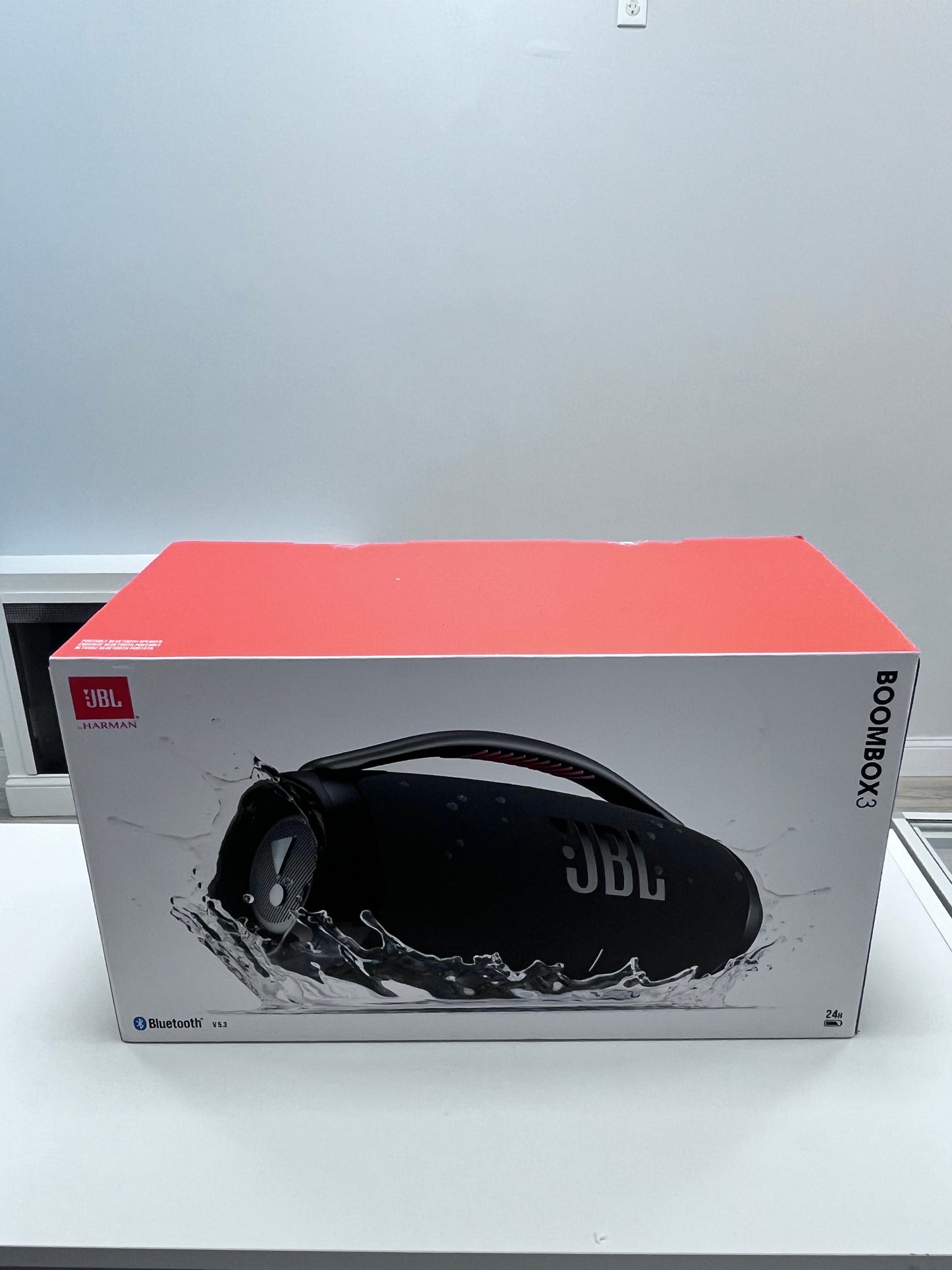 JBL Boombox 3 Portable Bluetooth Speaker - Black New In Box