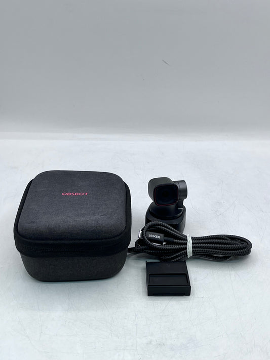 OBSBOT Tiny 2 AI Powered PTZ 4K Webcam with Dual Native ISO Technology - Black