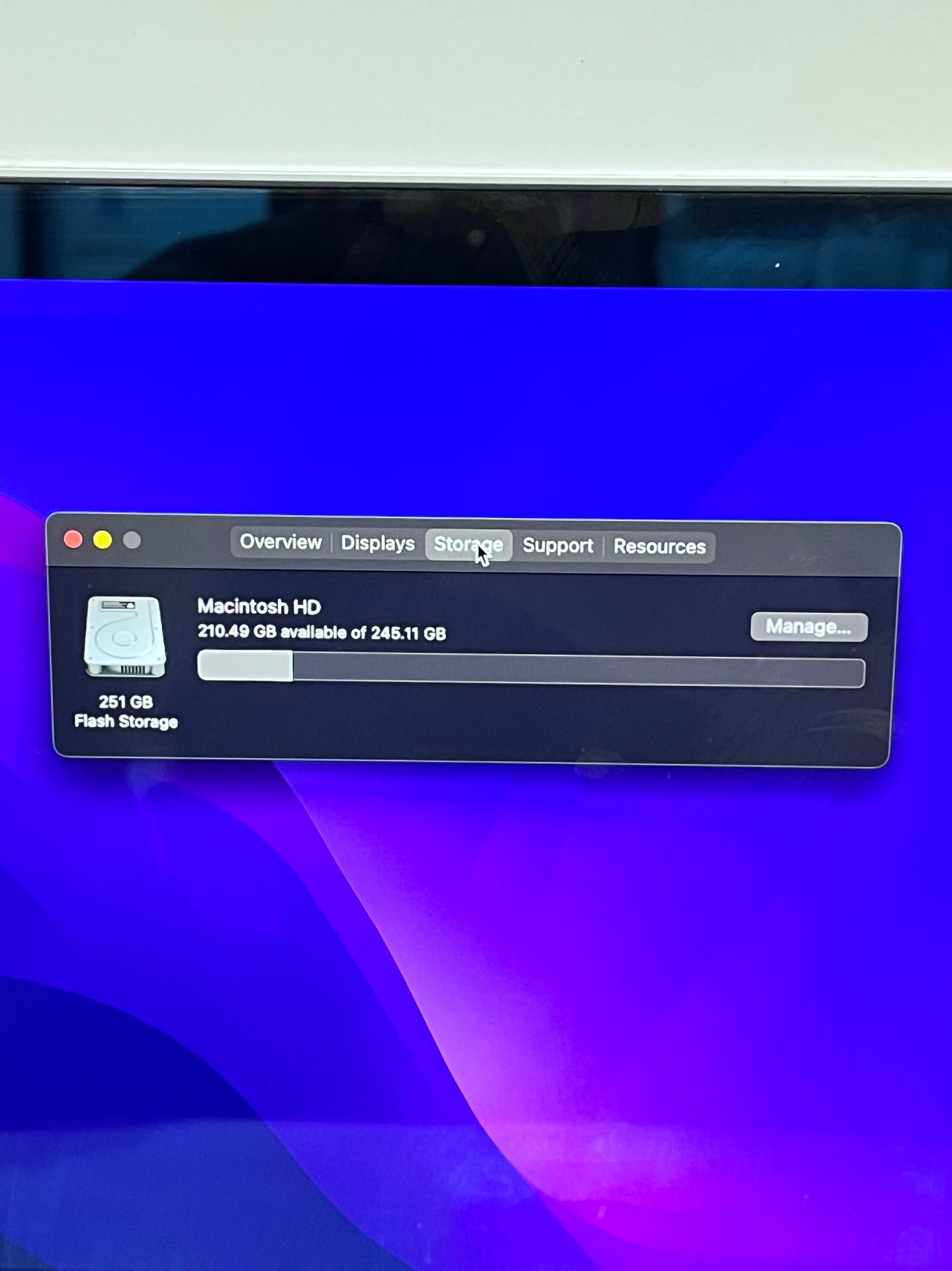 2020 Apple MacBook Air 13.3" M1 7C 8GB 256GB A2337 REMOTELY MANAGED