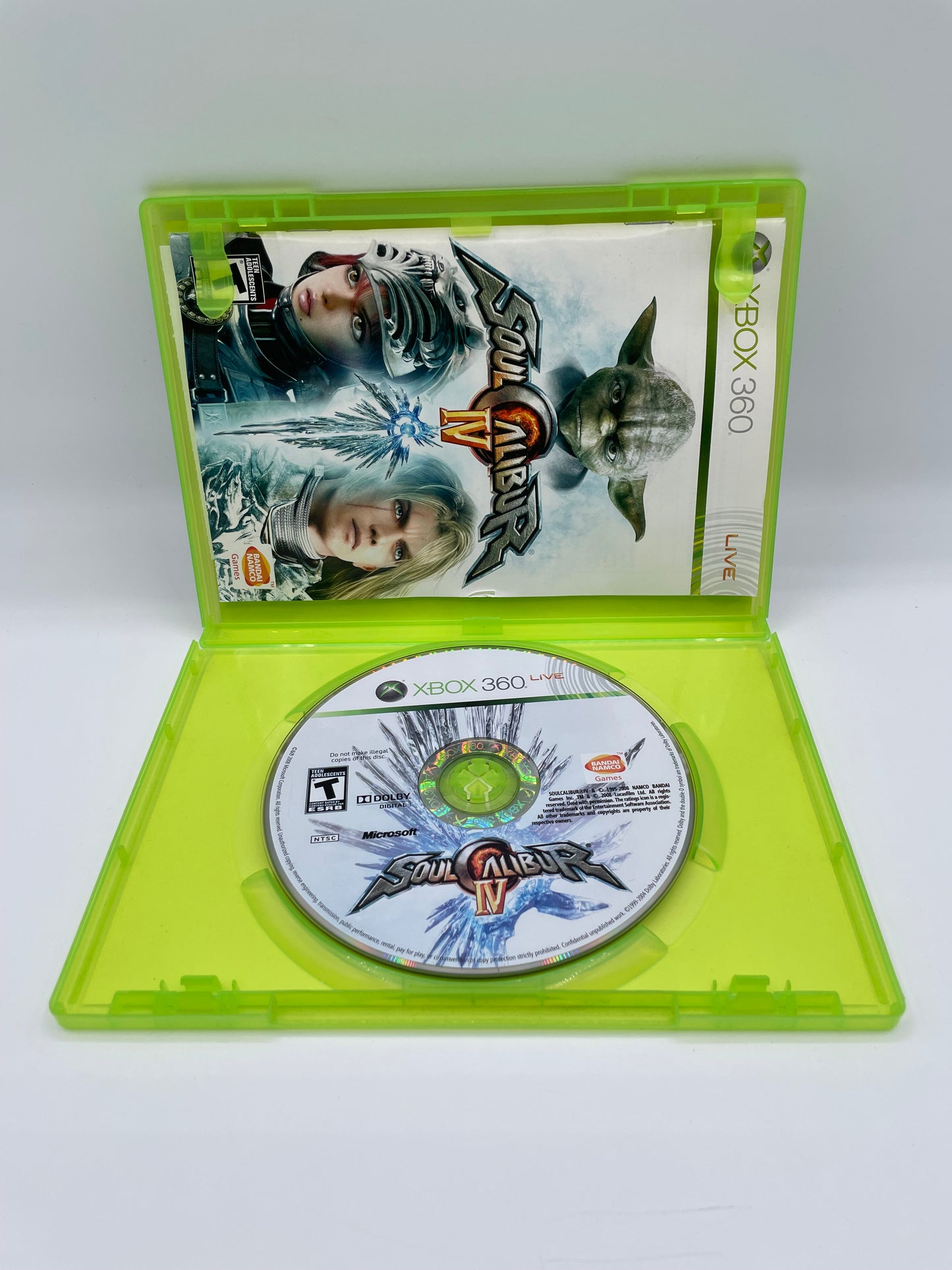 Xbox 360 Soul Calibur IV Game - Used with Original Box - Free Shipping