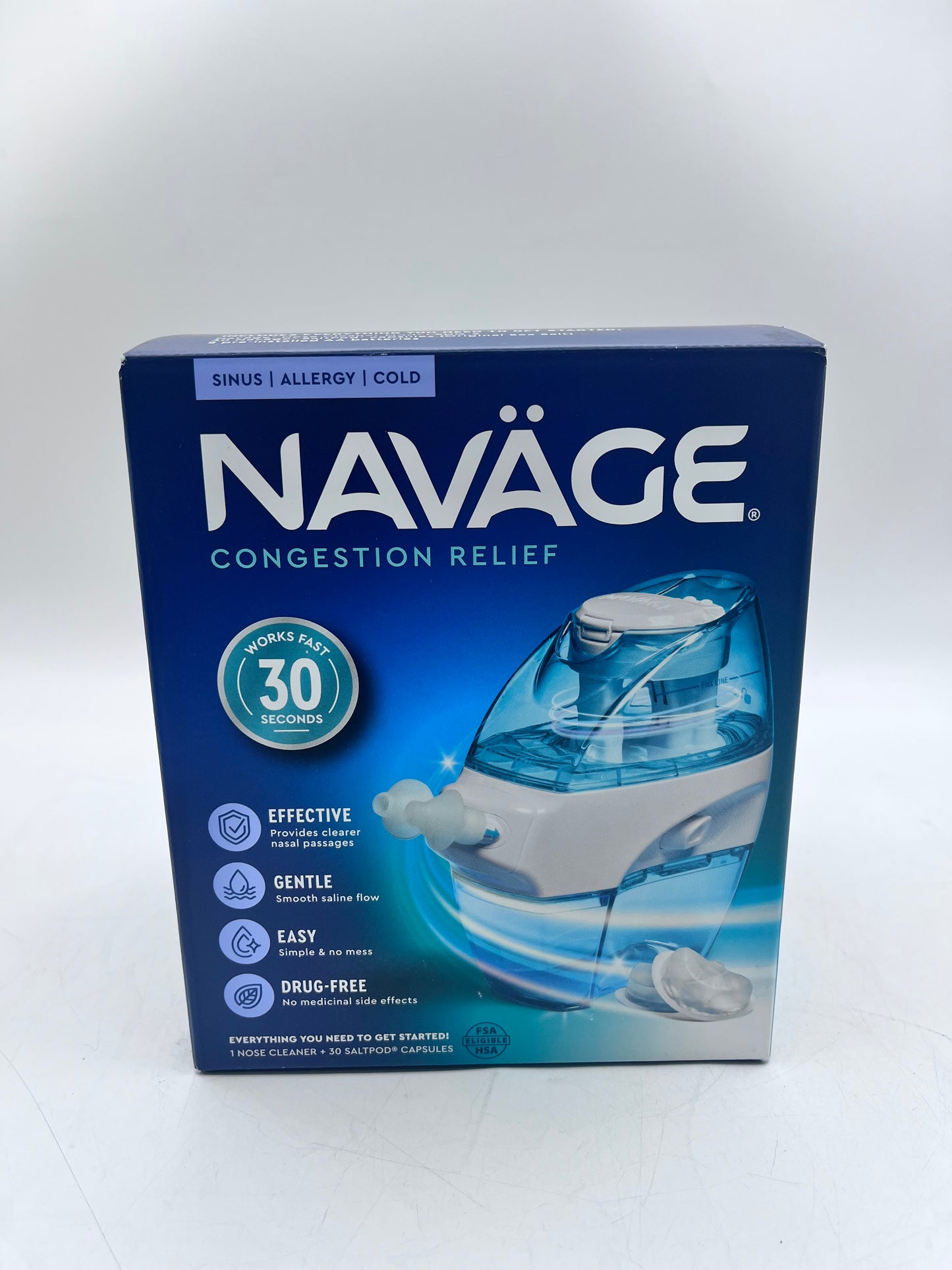 Navage Congestion Relief Blue