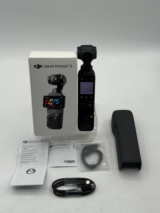 DJI Osmo Pocket 3 - Black - Pocket Camera - Open Box Tested Free Shipping