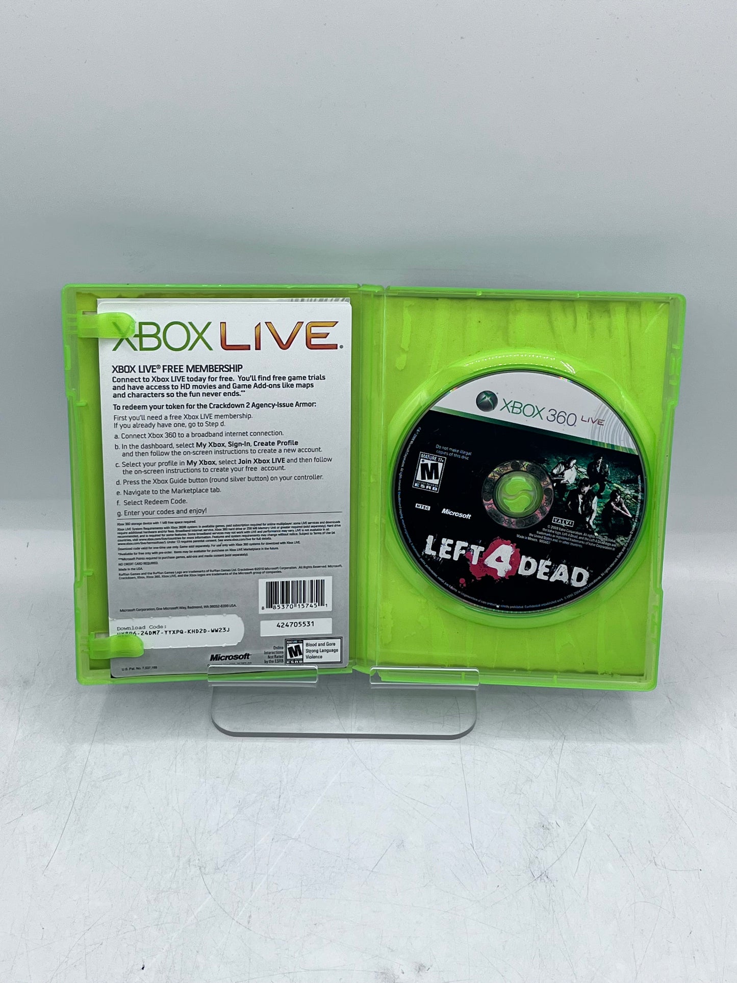 Left 4 Dead Xbox 360 Video Game - Free Shipping!