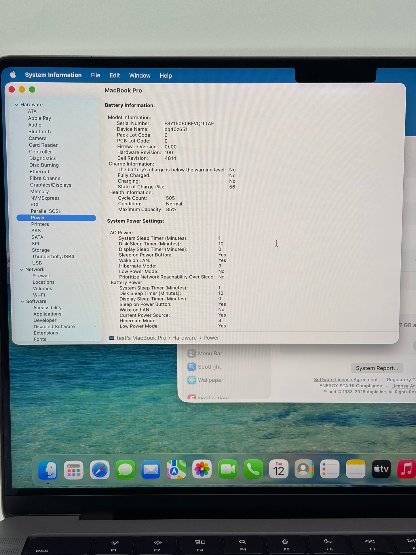 2021 Apple MacBook Pro 14" A2442 M1 Pro 32GB 512GB Space Gray