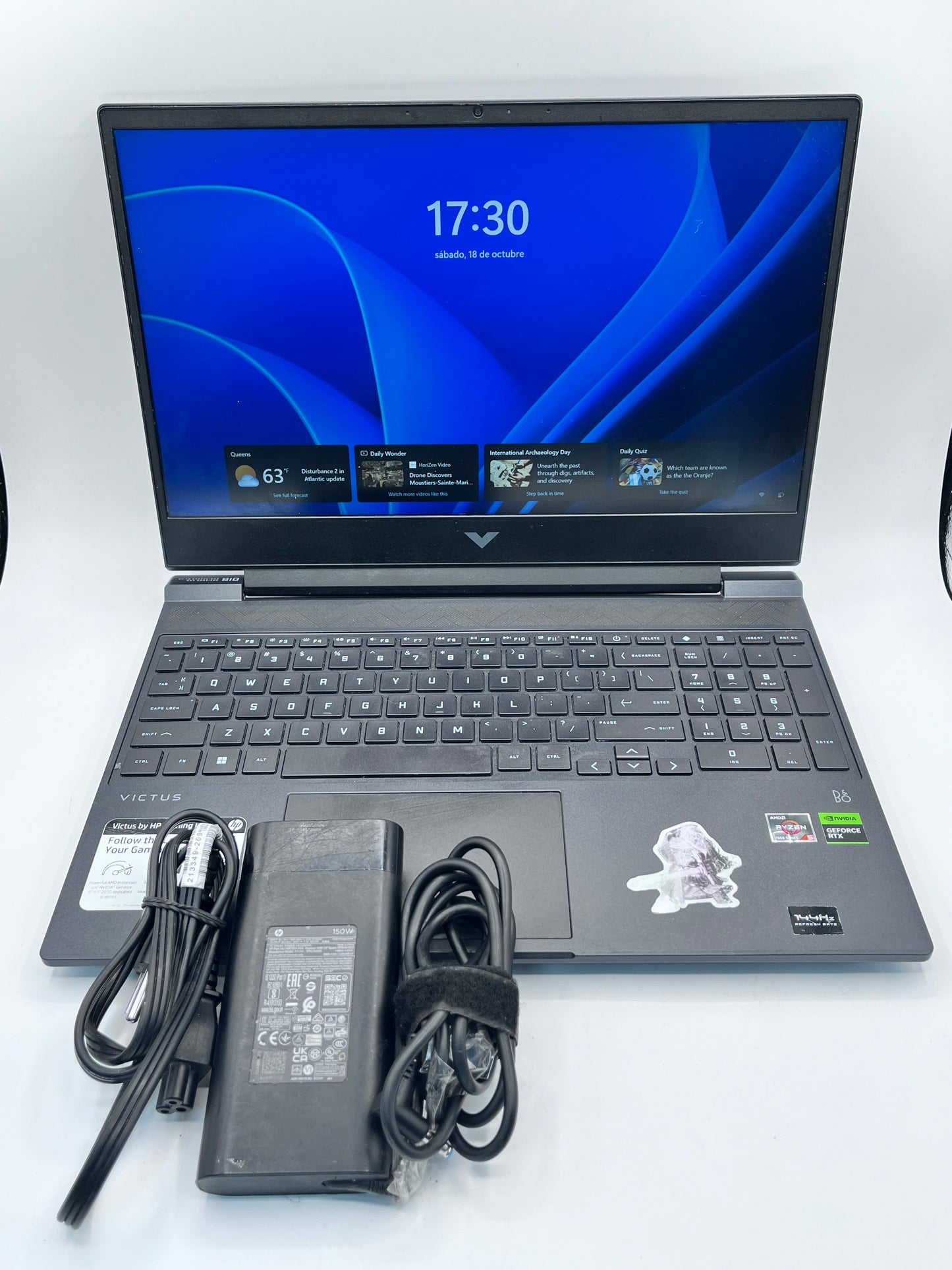 HP 15-fb1013dx Gaming Laptop AMD Ryzen 5 64 GB 2TB GeForce RTX 2050 - Black