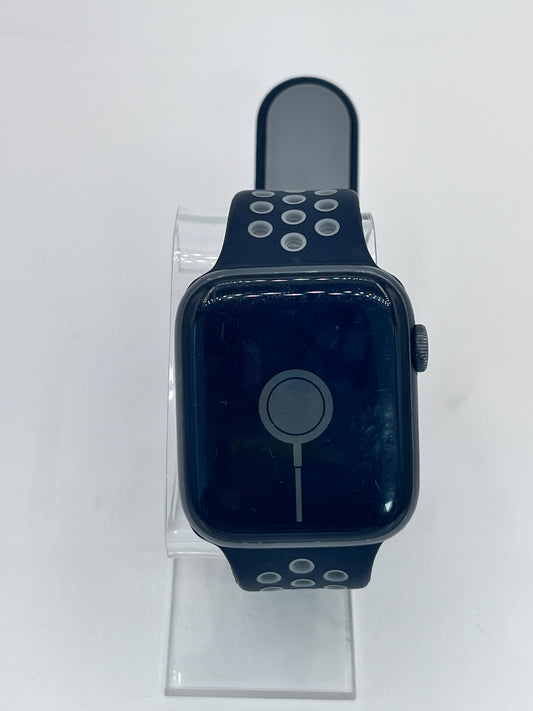 Apple Series 5 44mm A2095 Smart Watch GPS Cellular Black Aluminum Nike Sport Loop