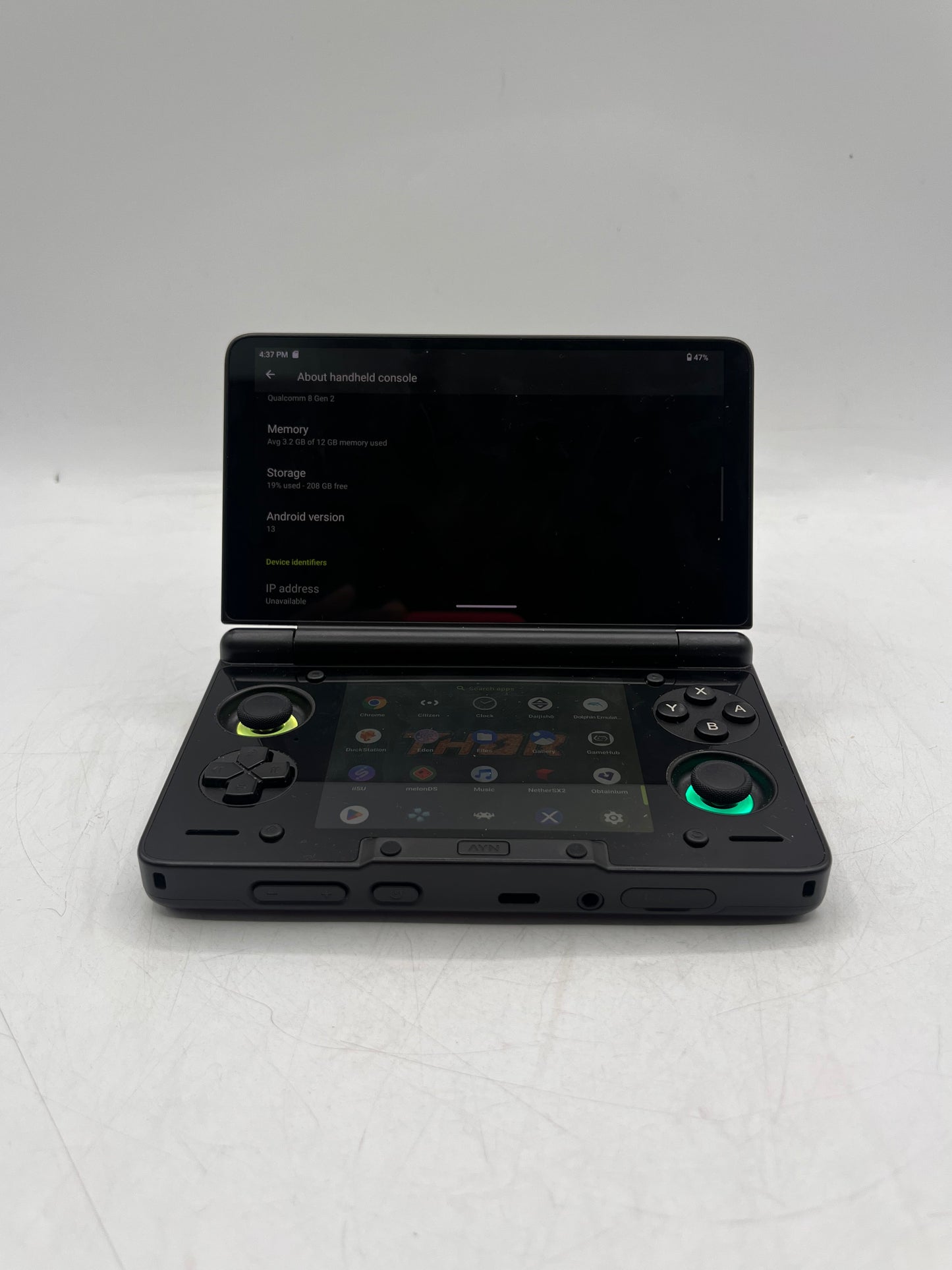 NINTENDO AYN Thor Qualcomm 8 Gen 2 12+256GB Black