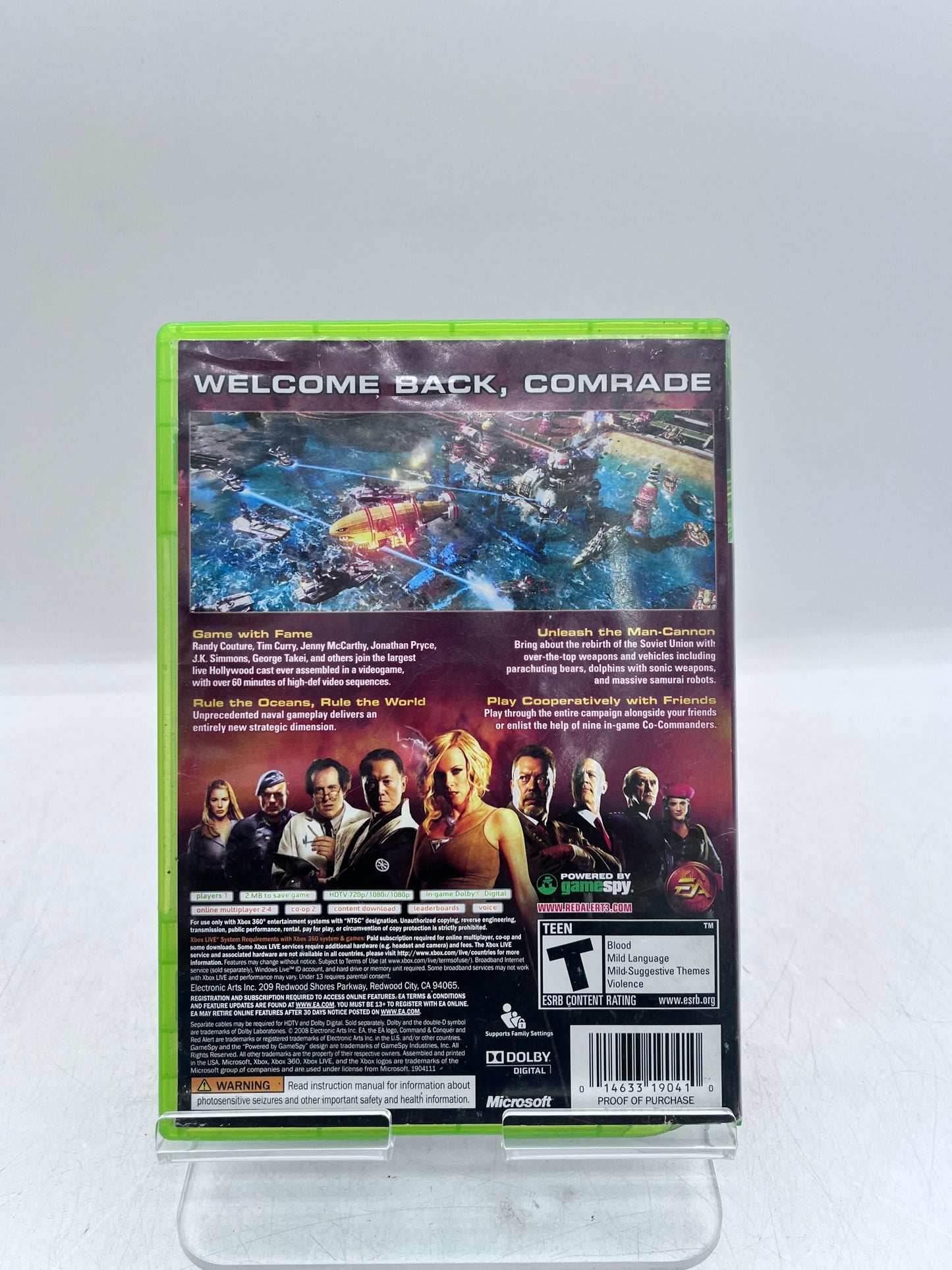 Command & Conquer Red Alert 3  Xbox 360 Video Game