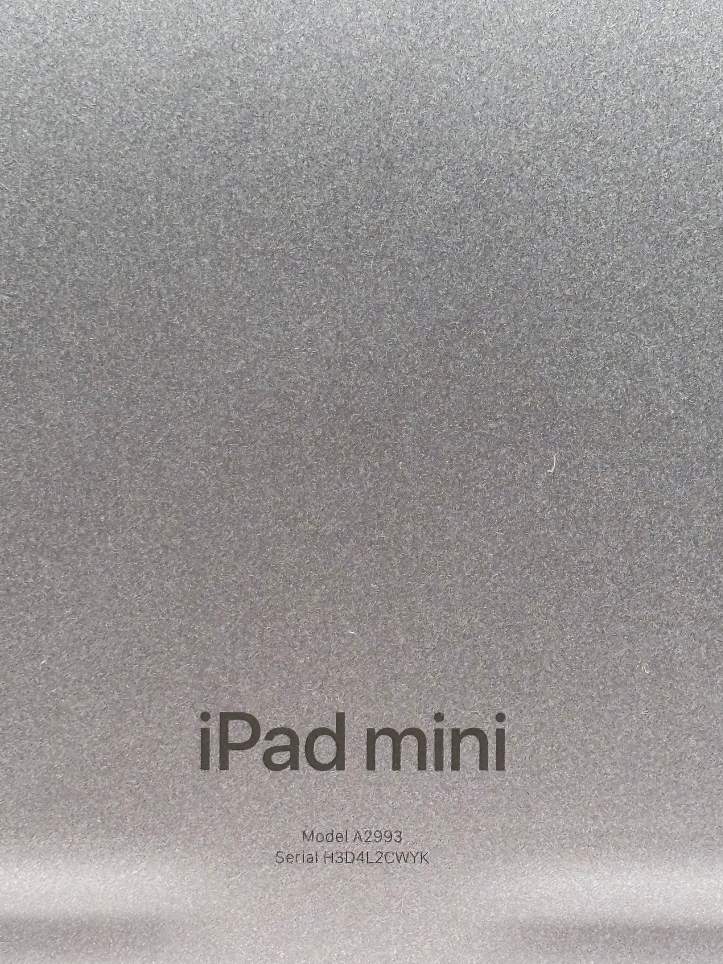 Apple iPad Mini 7th Gen A2993 128GB Wi-Fi Only Space Gray 64 Cycle Count